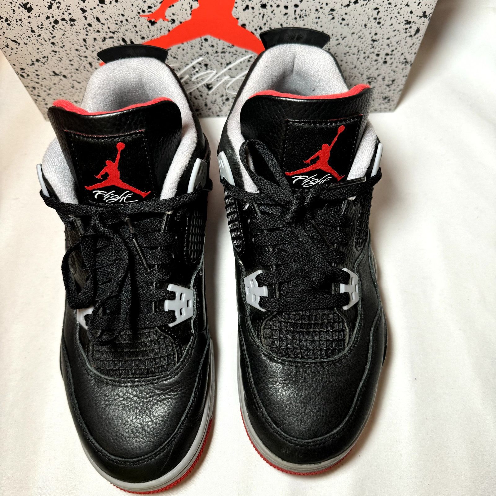 Jordan Brand × Nike Size 7 - Air Jordan 4 Retro GS Bred Reimagined Men's Shoes Size US 7 / EU 40 - 4 Thumbnail
