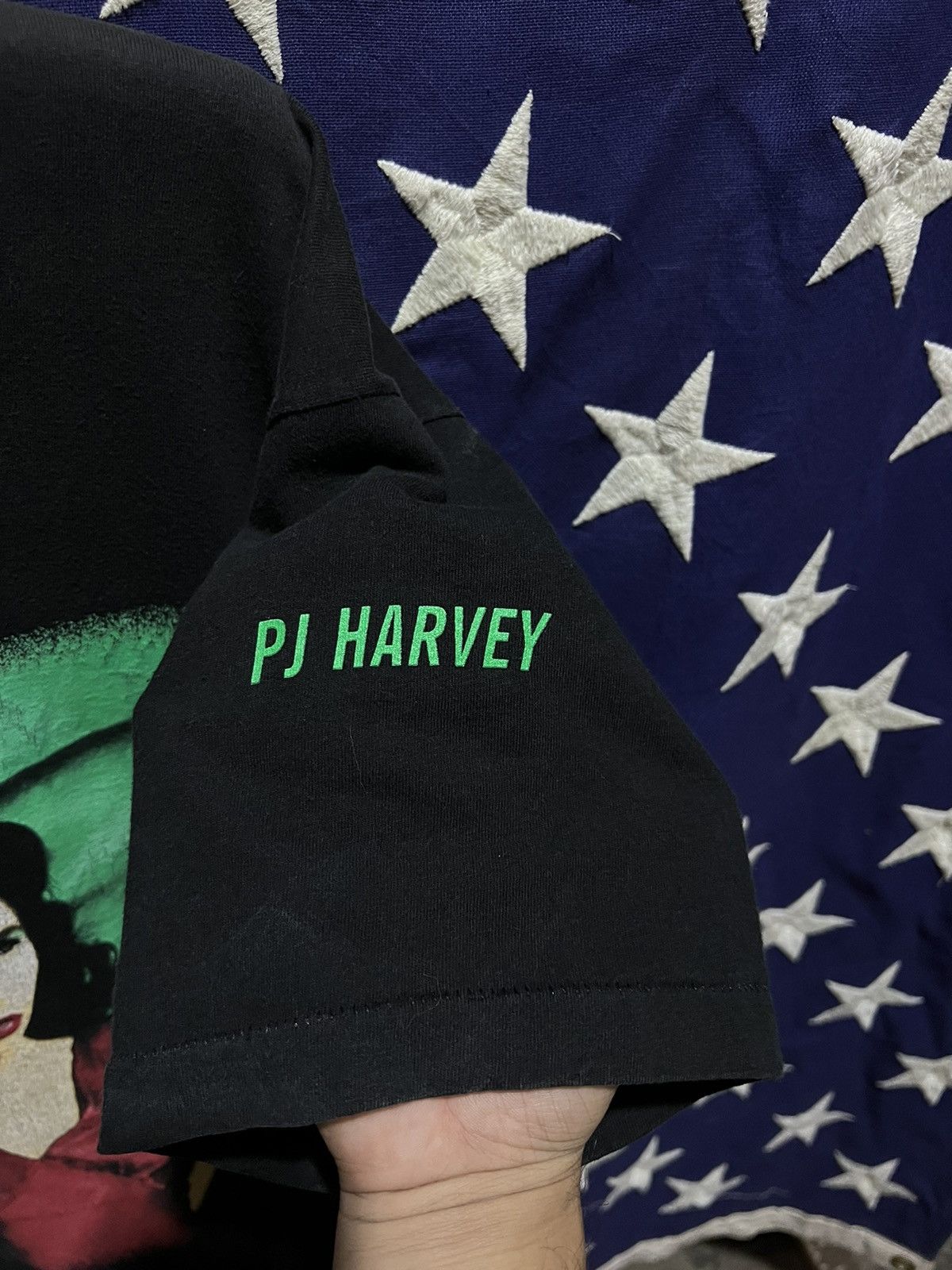 Band Tees × Vintage 1995’s PJ HARVER Size US XL / EU 56 / 4 - 4 Thumbnail