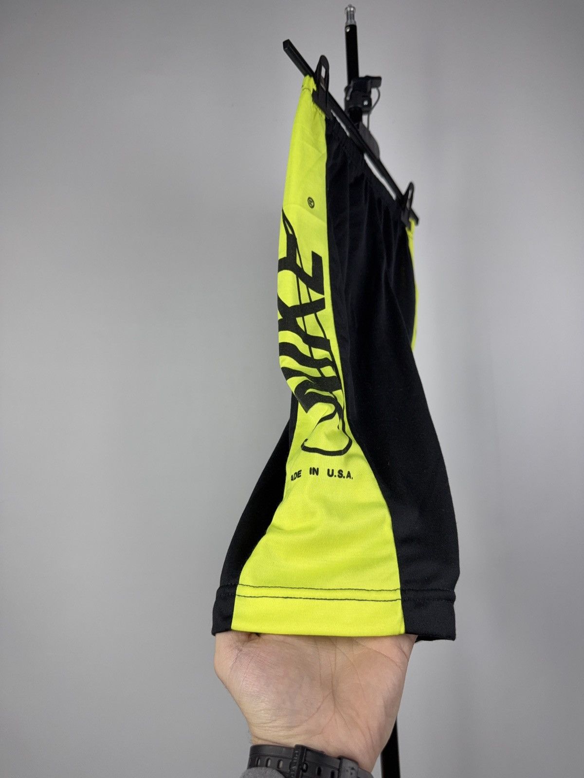 Nike × Vintage Vintage Nike Made in USA Big Logo Bike Shorts Thermo Size S Size US 30 / EU 46 - 5 Thumbnail