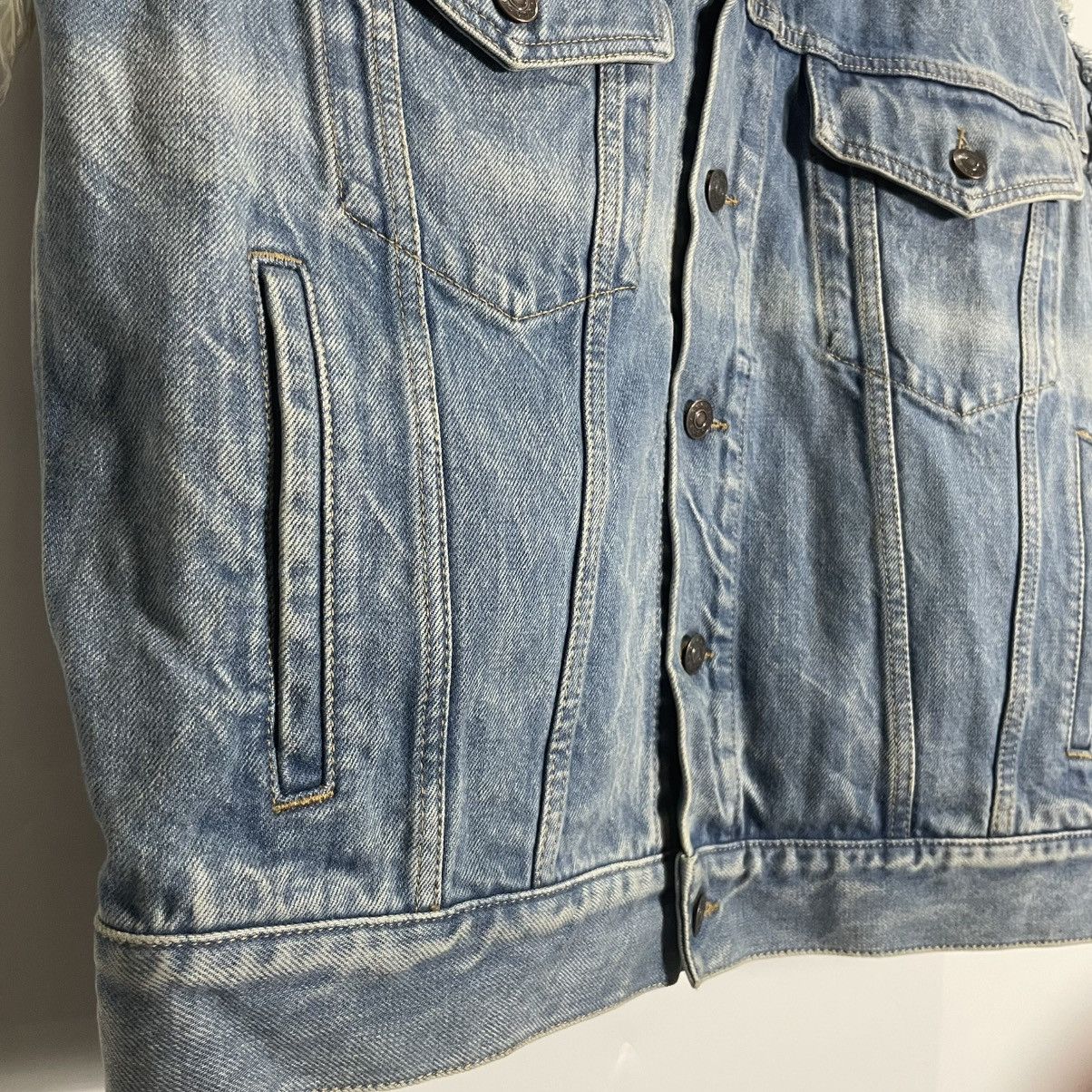 Gucci Gucci S/S20 Blue Denim Naval Theme Vest Size US S / EU 44-46 / 1 - 6 Thumbnail