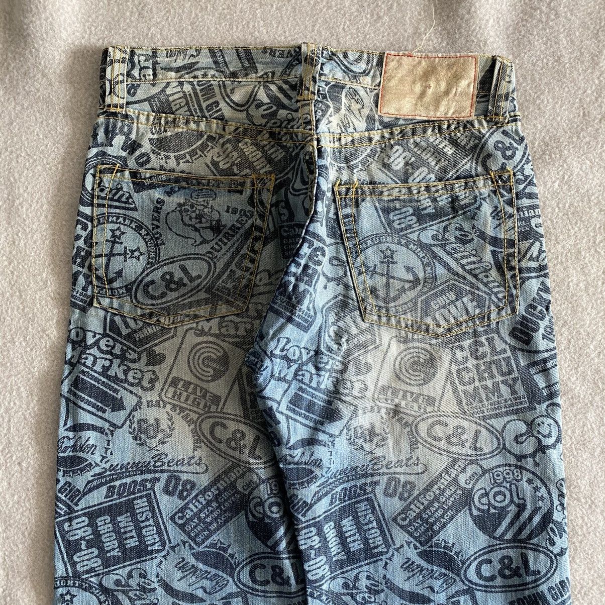 Japanese Brand × Vintage Co&Lu Fullprint Japanese Brand Jeans Size US 32 / EU 48 - 7 Thumbnail