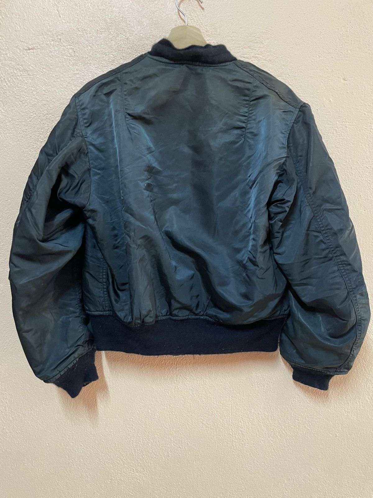 Alpha Industries Vintage Alpha Industries MA-1 Flight Bomber Jacket Military Size US M / EU 48-50 / 2 - 9 Thumbnail