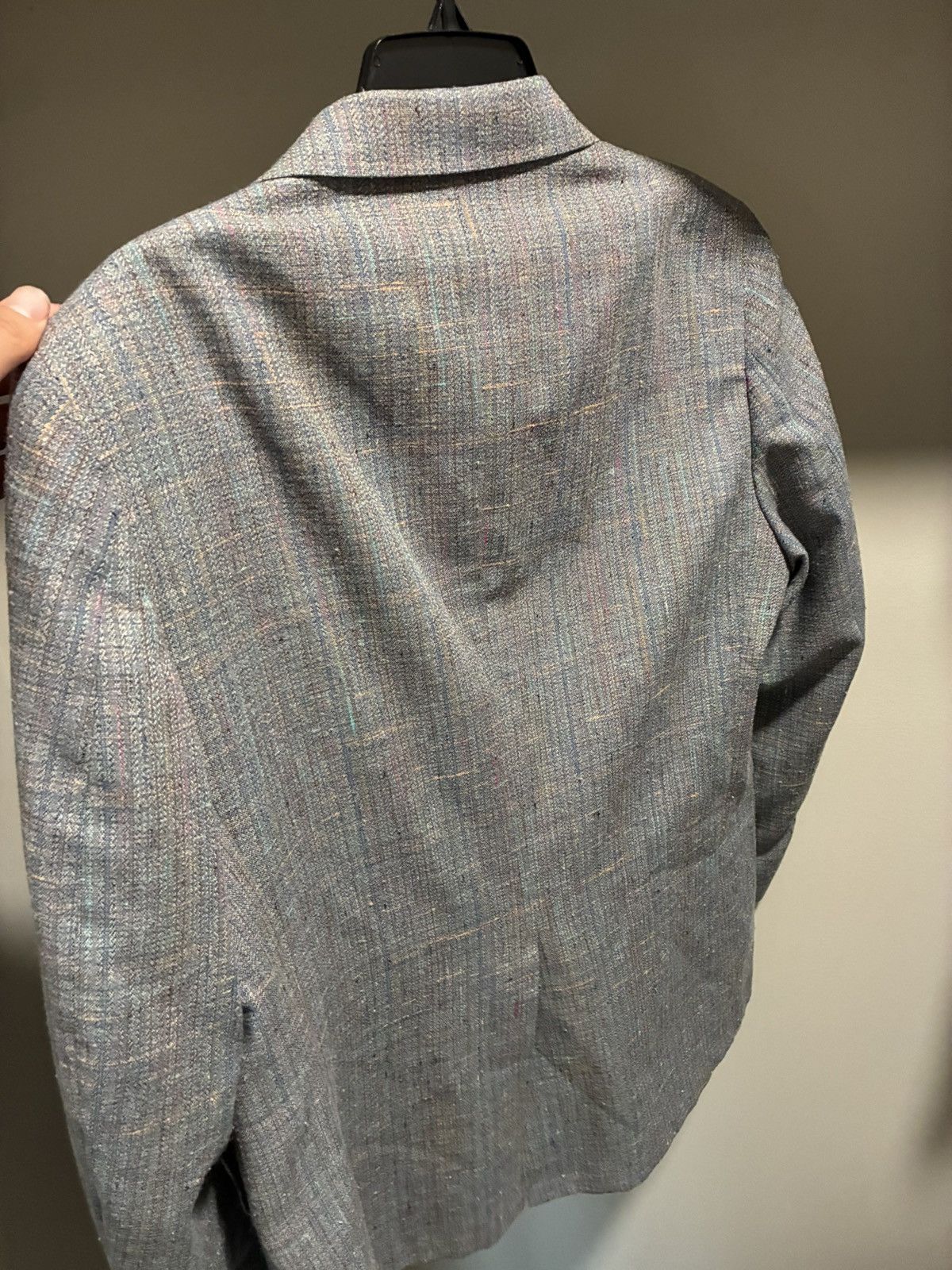 Other 👉 “Vintage Warren Sewell Grey Striped Wool Blazer Jacket Size US L / EU 52-54 / 3 - 3 Thumbnail