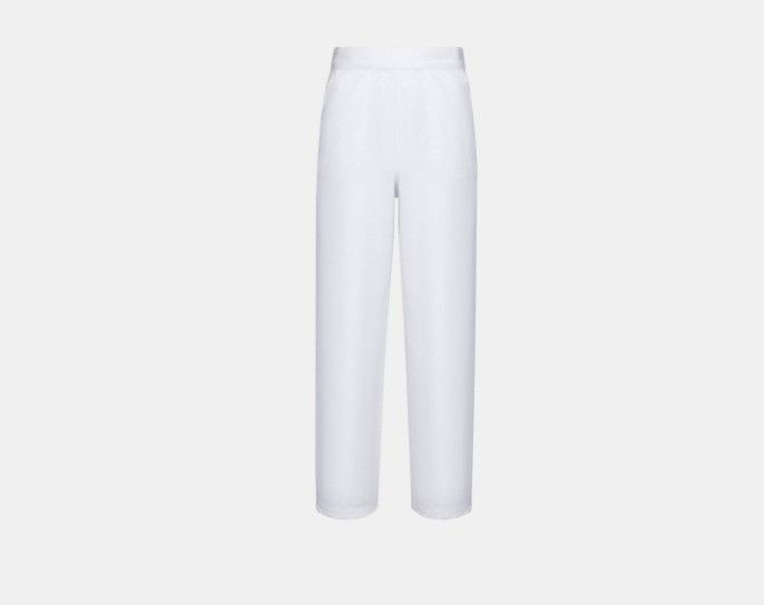 Dior o1w1db10425 222P06A Straight Jeans in White Size 27" / US 4 / IT 40 - 1 Thumbnail