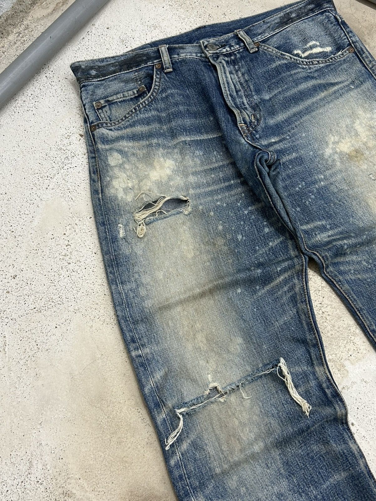 Le Grande Bleu (L.G.B.) Vintage Rna Jeans Mud Washed Dirty Distressed Jeans Size US 34 / EU 50 - 6 Thumbnail