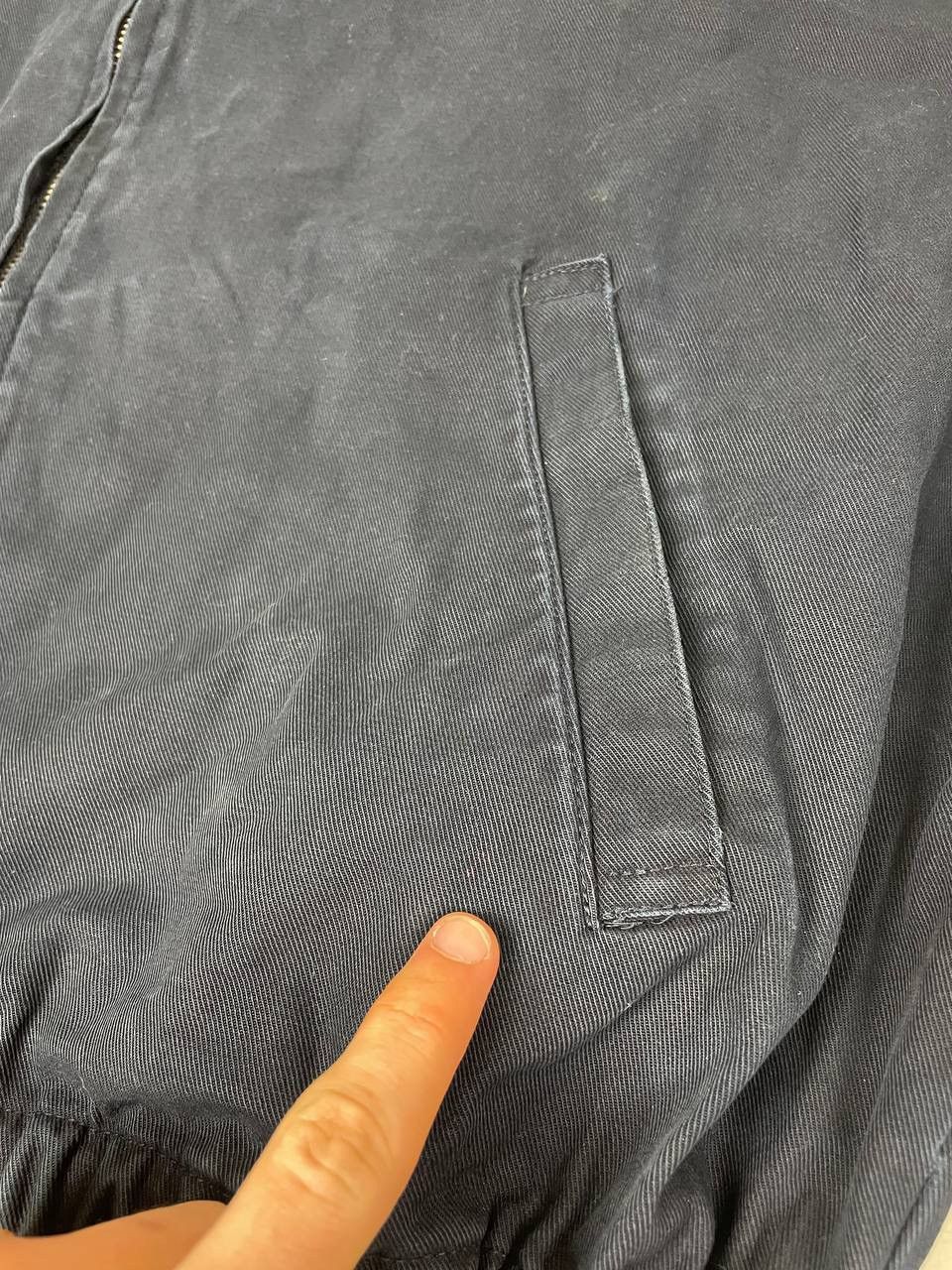 Vintage Vintage Yves Saint Laurent YSL Denim Bomber Jacket Y2K 90s Size US L / EU 52-54 / 3 - 4 Thumbnail