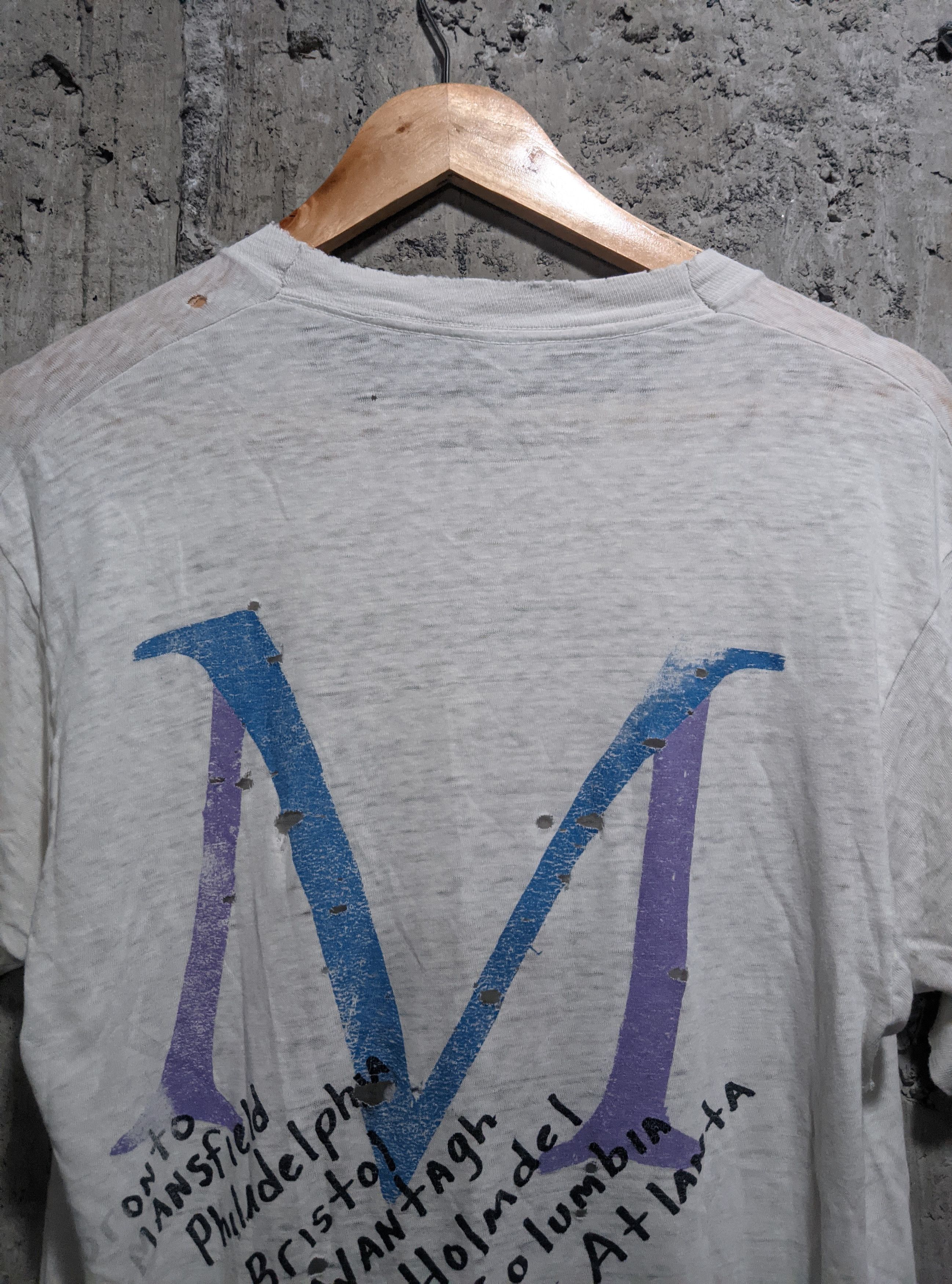 Band Tees Vintage 80s thrashed van Morrison folk rock erd distressed Size US L / EU 52-54 / 3 - 14 Thumbnail