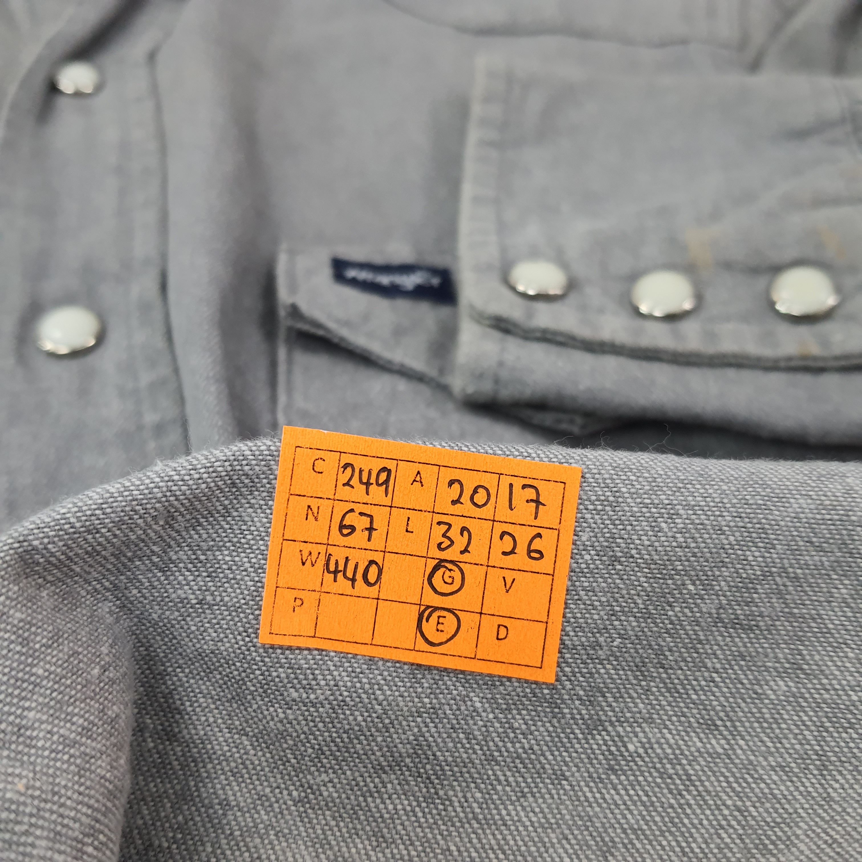 Wrangler Vintage Wrangler American Brand Button Up Shirt C249N67 Size US S / EU 44-46 / 1 - 9 Thumbnail
