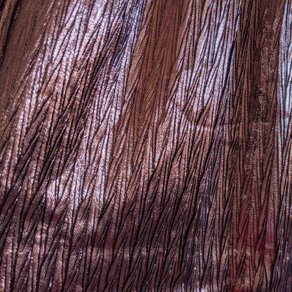 Evan Picone Vintage Evan Picone Brown Metallic Pleated Midi Skirt Size 4 Size 27" / US 4 / IT 40 - 7 Thumbnail