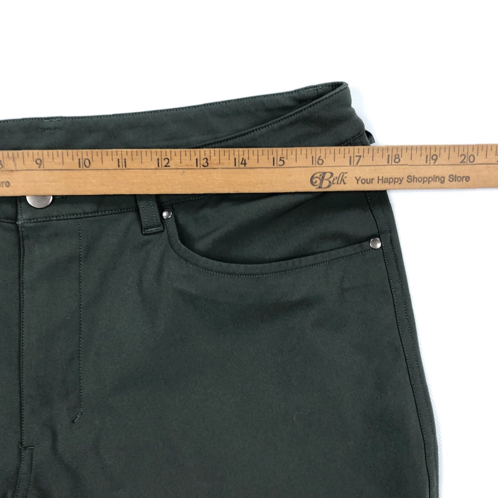 Lululemon Lululemon Men's ABC Pant Classic Dark Green Performance Stretch Pants Size 34 Size US 34 / EU 50 - 7 Thumbnail
