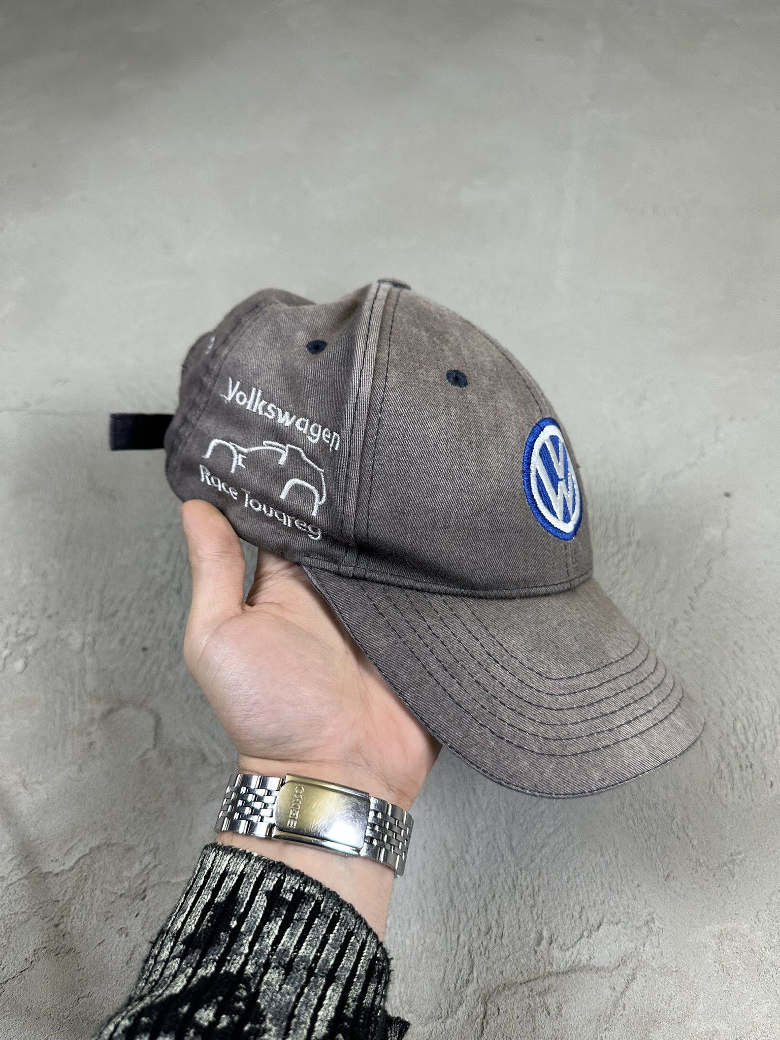 Vintage Vintage Y2k Wolksvagen Racing Nascar Cap Hat Size ONE SIZE - 2 Thumbnail