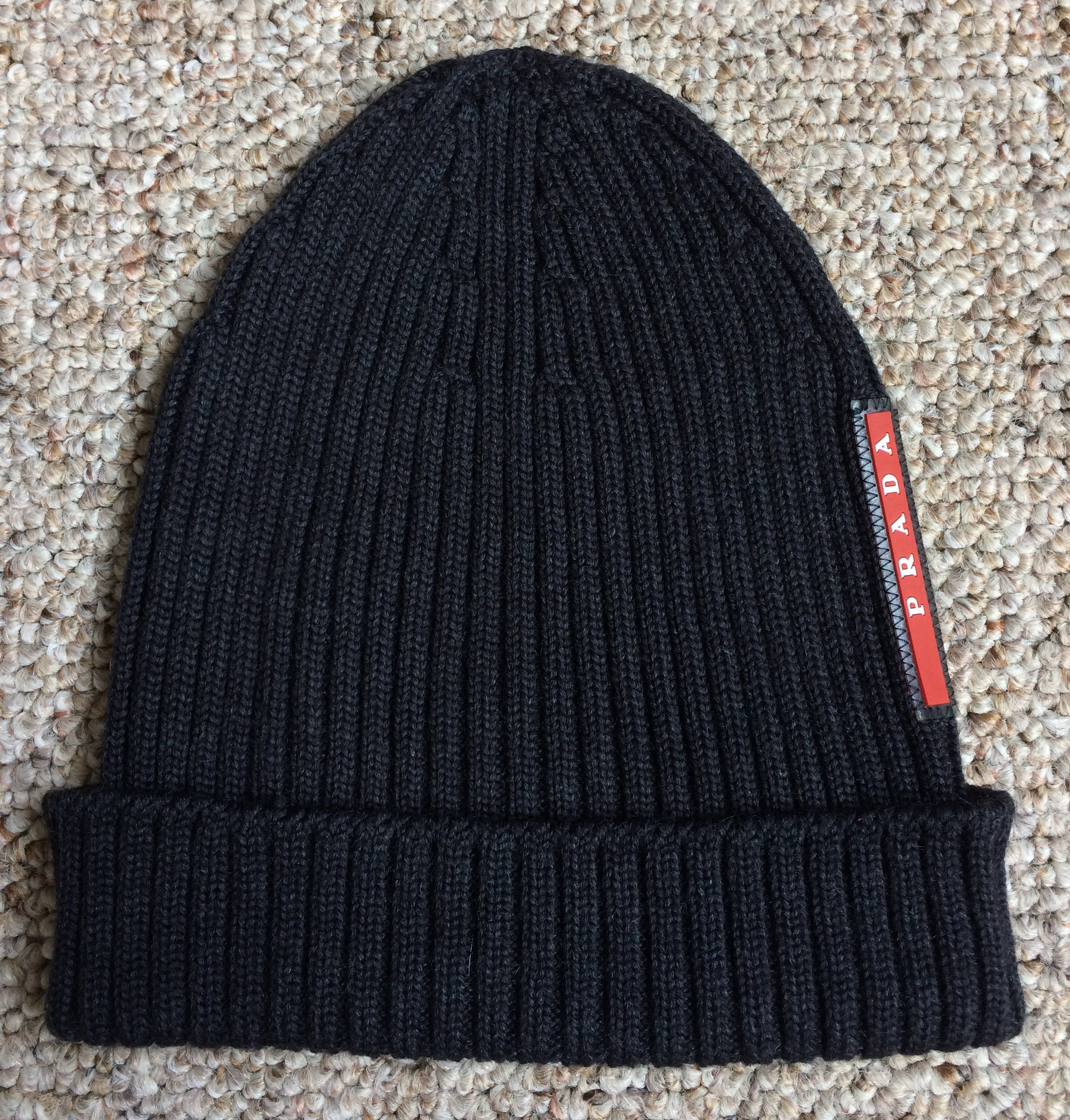 Prada Prada Linea Rossa Blue 'Luna Rossa' Hat With Logo