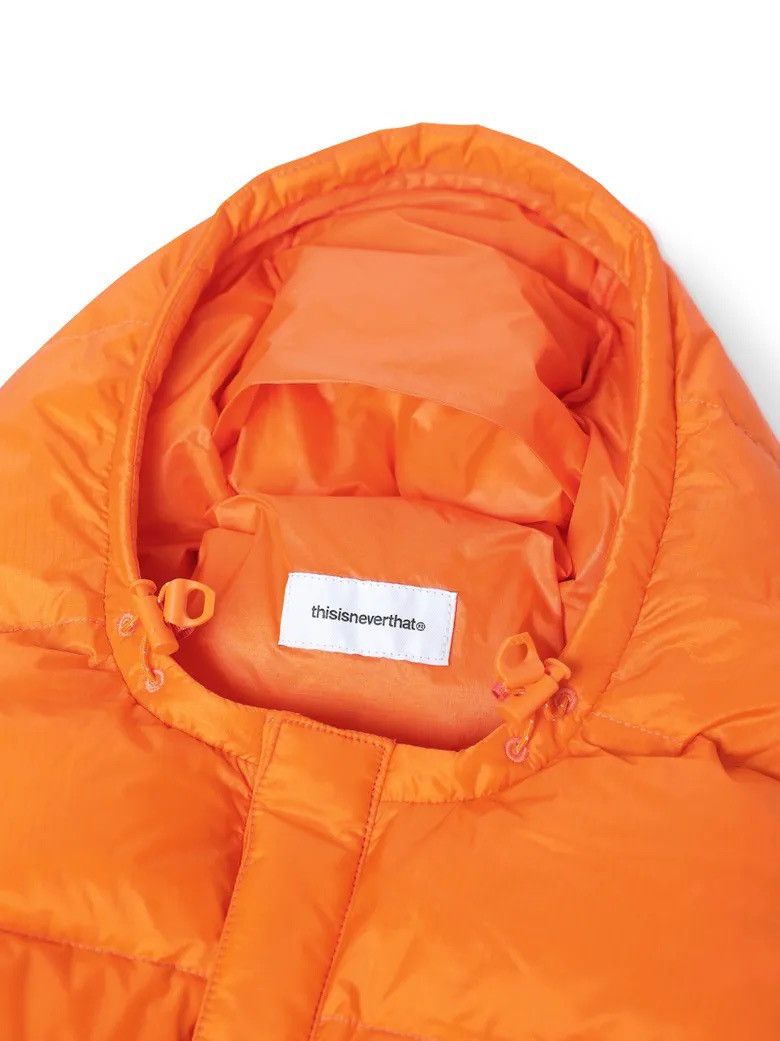 thisisneverthat thisisneverthat PERTEX® Puffer Balaclava Hood. Down. Orange. Size ONE SIZE - 3 Thumbnail