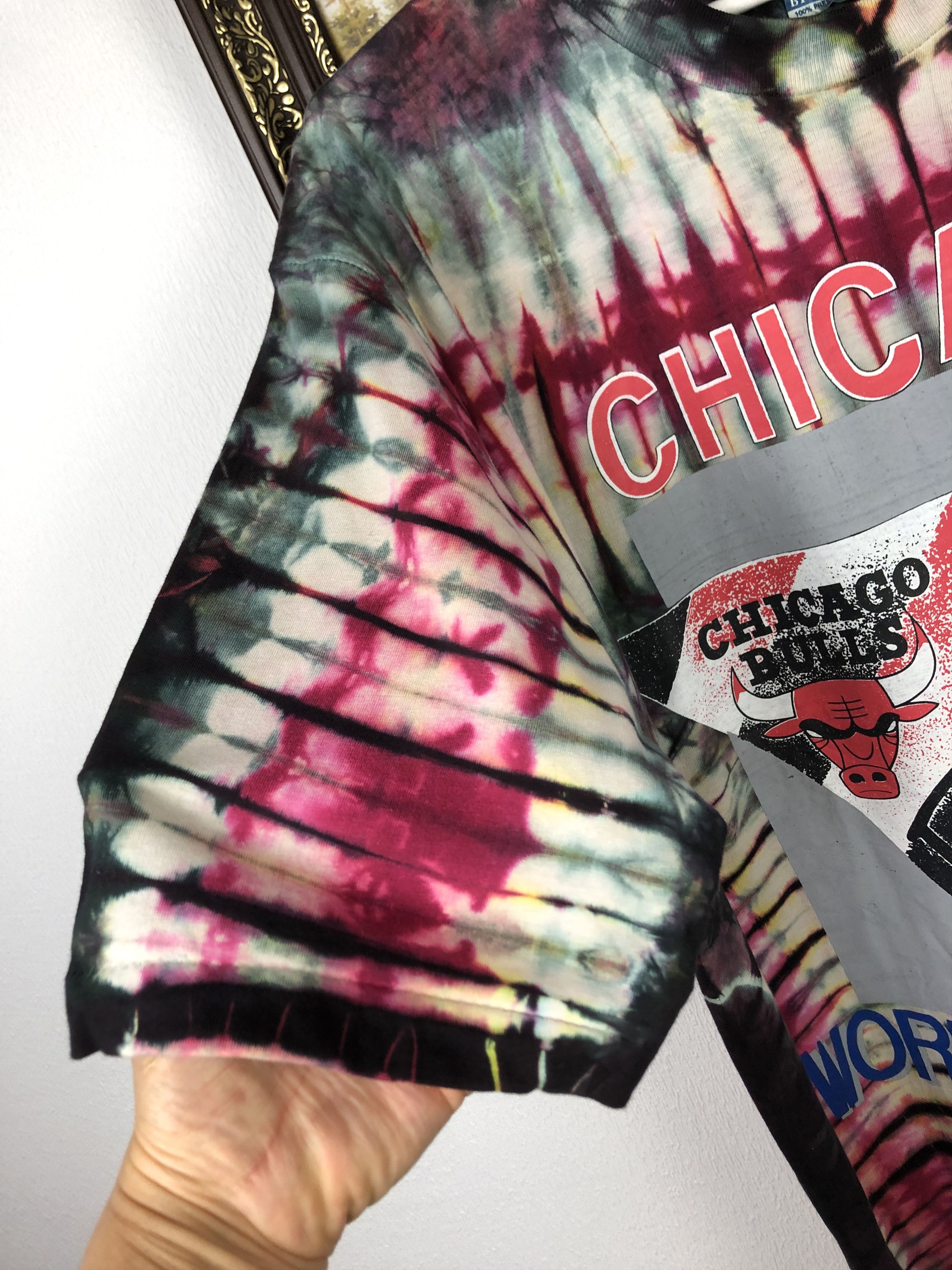 NBA Vintage Chicago Bulls NBA Jordan Shirt Over Print Jersey Tee Size US L / EU 52-54 / 3 - 4 Thumbnail