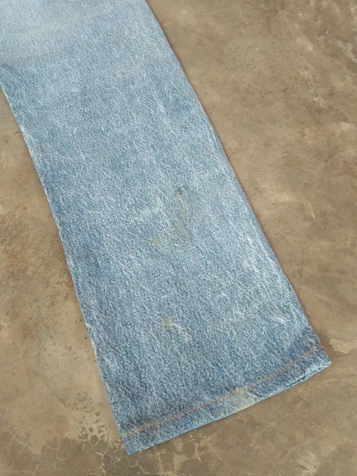 Levi's 80s Vintage Levis 501 xx Made In USA Distressed Jeans 31x29 Size US 31 - 6 Thumbnail