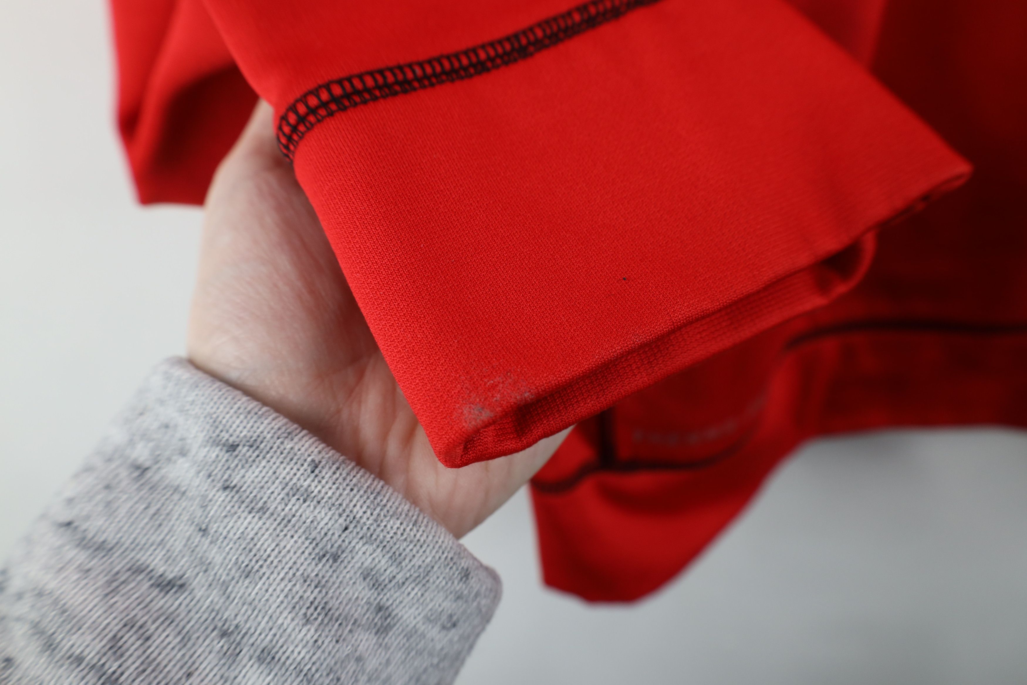 Nike × Vintage Nike Scott Mini Swoosh Therma Fit Football Sweatshirt Red Size US L / EU 52-54 / 3 - 6 Thumbnail