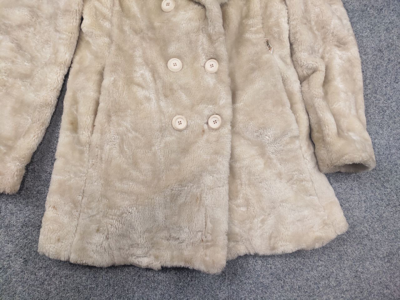 Miss Sixty Vintage Y2K Miss Sixty double-breasted coat Fur Jacket LGB Size L / US 10 / IT 46 - 5 Thumbnail