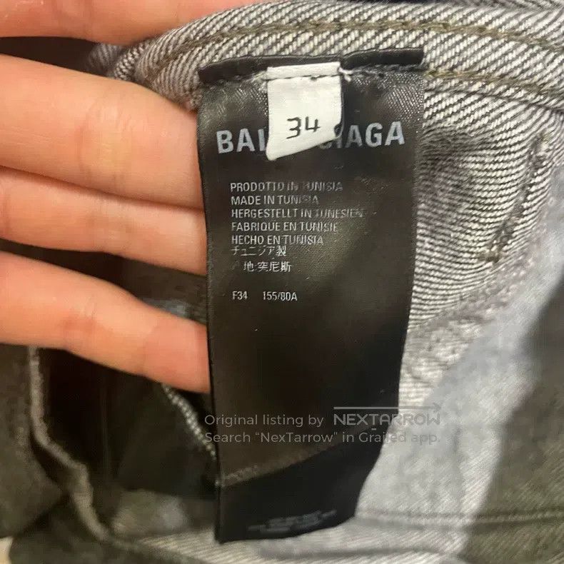 Balenciaga Balenciaga Washed Distressed Denim Jacket Size XXS / US 00 / IT 34 - 5 Thumbnail