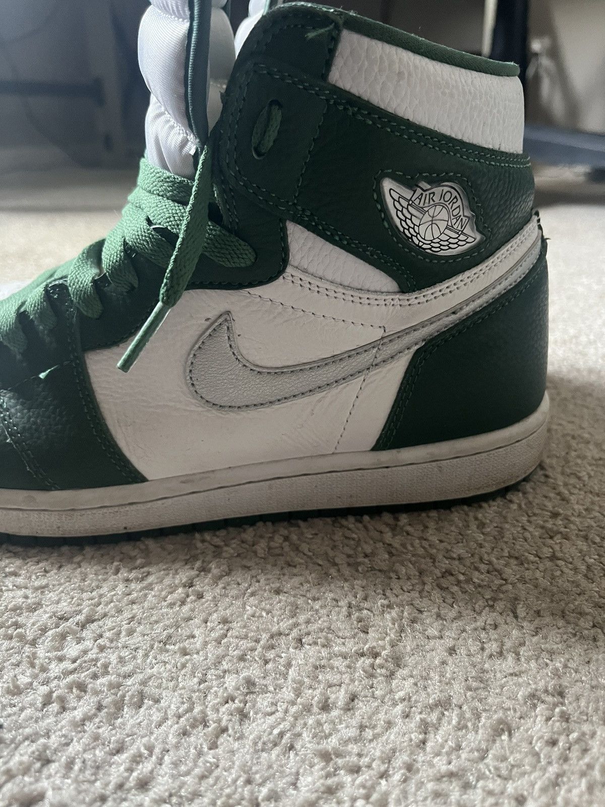 image of Jordan Brand 1 “Gorge Green” Shoes, Men's (Size 11)