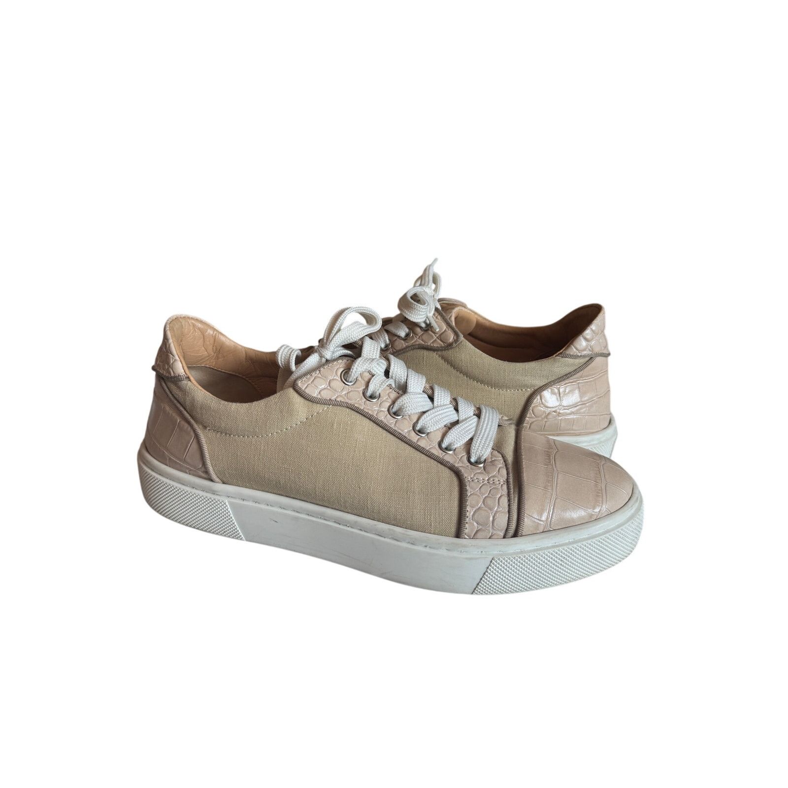 Christian Louboutin Christian Louboutin Pink Vierissima Orlato Flat Sneakers Size US 9 / IT 39 - 1 Thumbnail