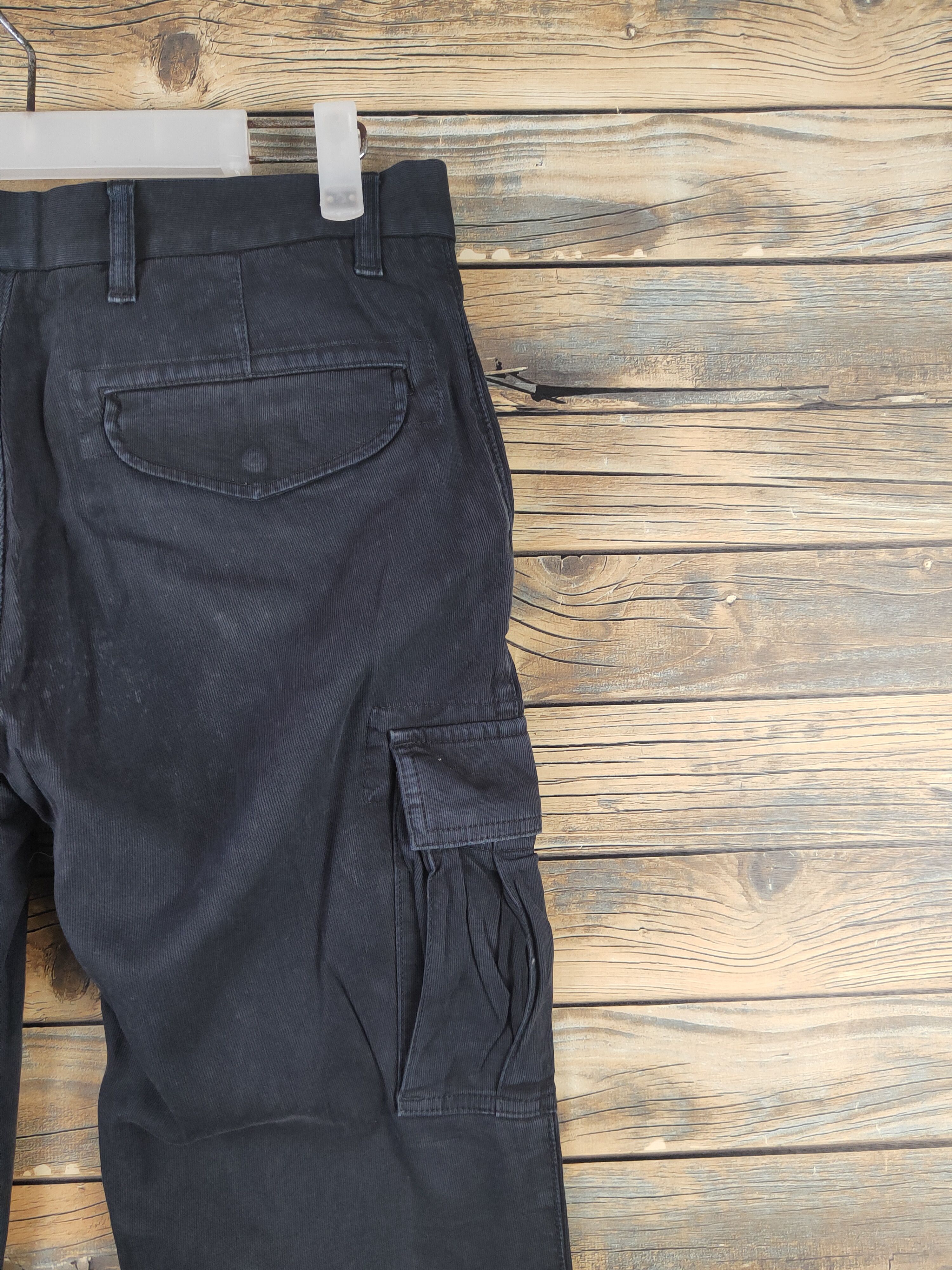 Japanese Brand DL Uniqlo Black Multipocket Tactical Cargo Pants #1763 Size US 30 / EU 46 - 10 Thumbnail