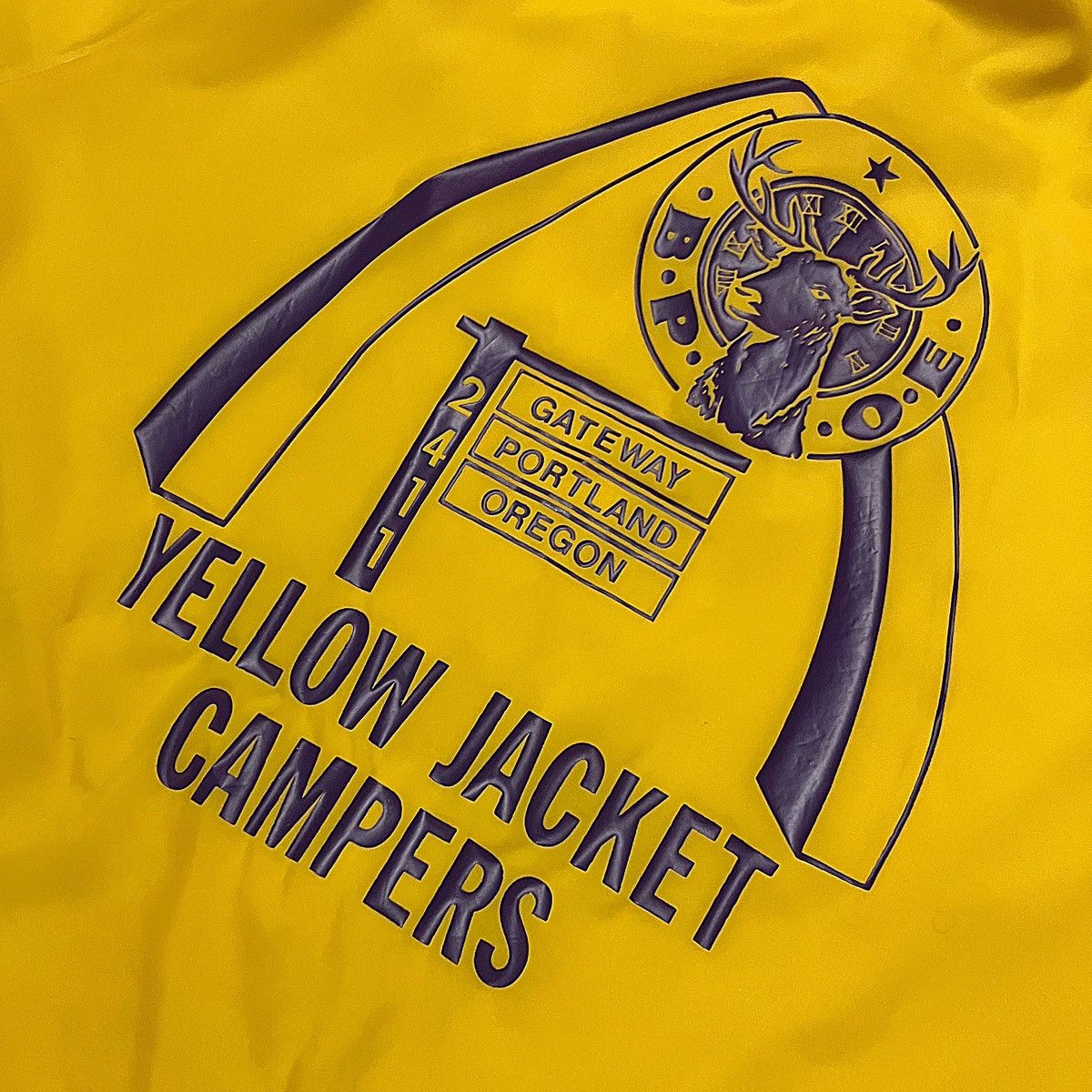 Vintage Vintage Yellow Jacket Campers Jacket Size US XL / EU 56 / 4 - 3 Thumbnail