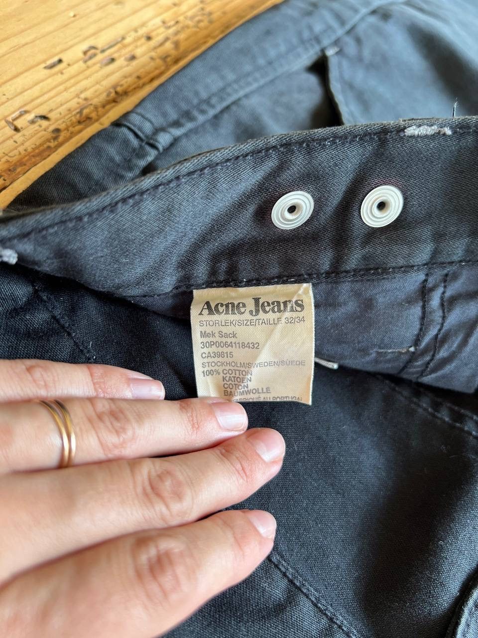 Acne Studios Acne Jeans Mek Sack pants 32/34 Size US 32 / EU 48 - 7 Thumbnail