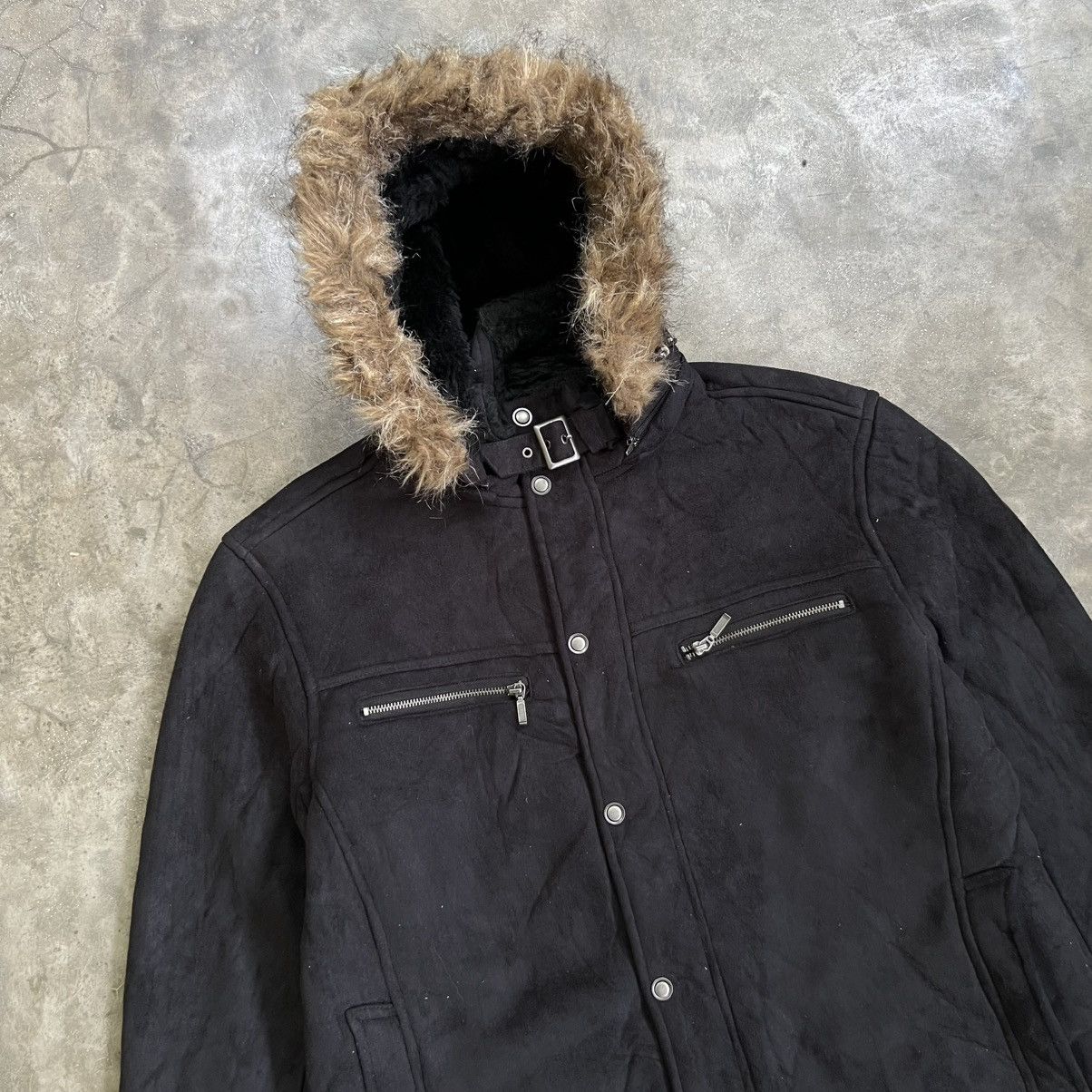 14th Addiction 2000s Nota Bene 14th Addiction Style Fur Suede Jacket Size US L / EU 52-54 / 3 - 3 Thumbnail