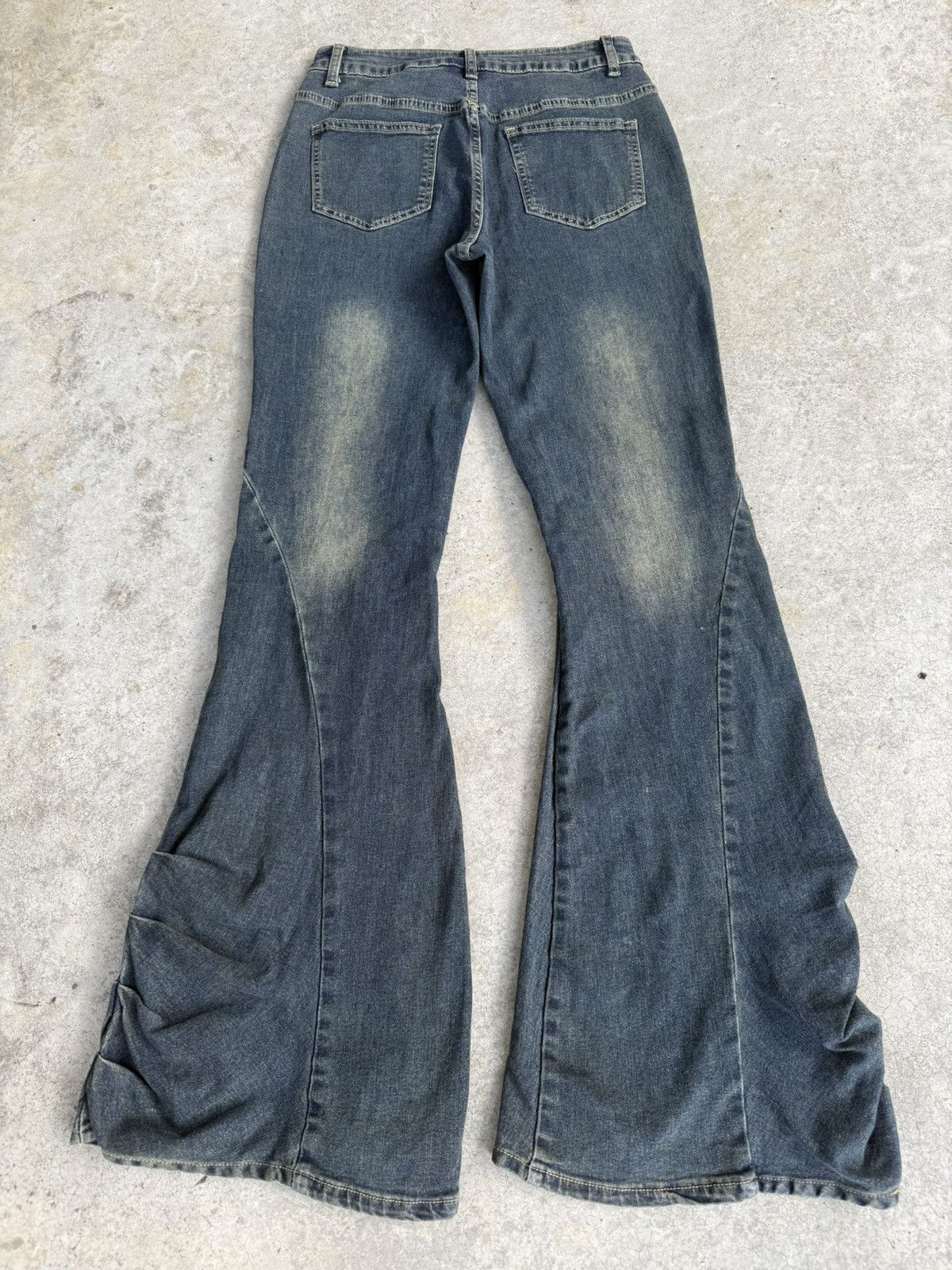 Le Grande Bleu (L.G.B.) Japanese Romwe Flared Jeans style Chrome Heart Size US 28 / EU 44 - 2 Thumbnail