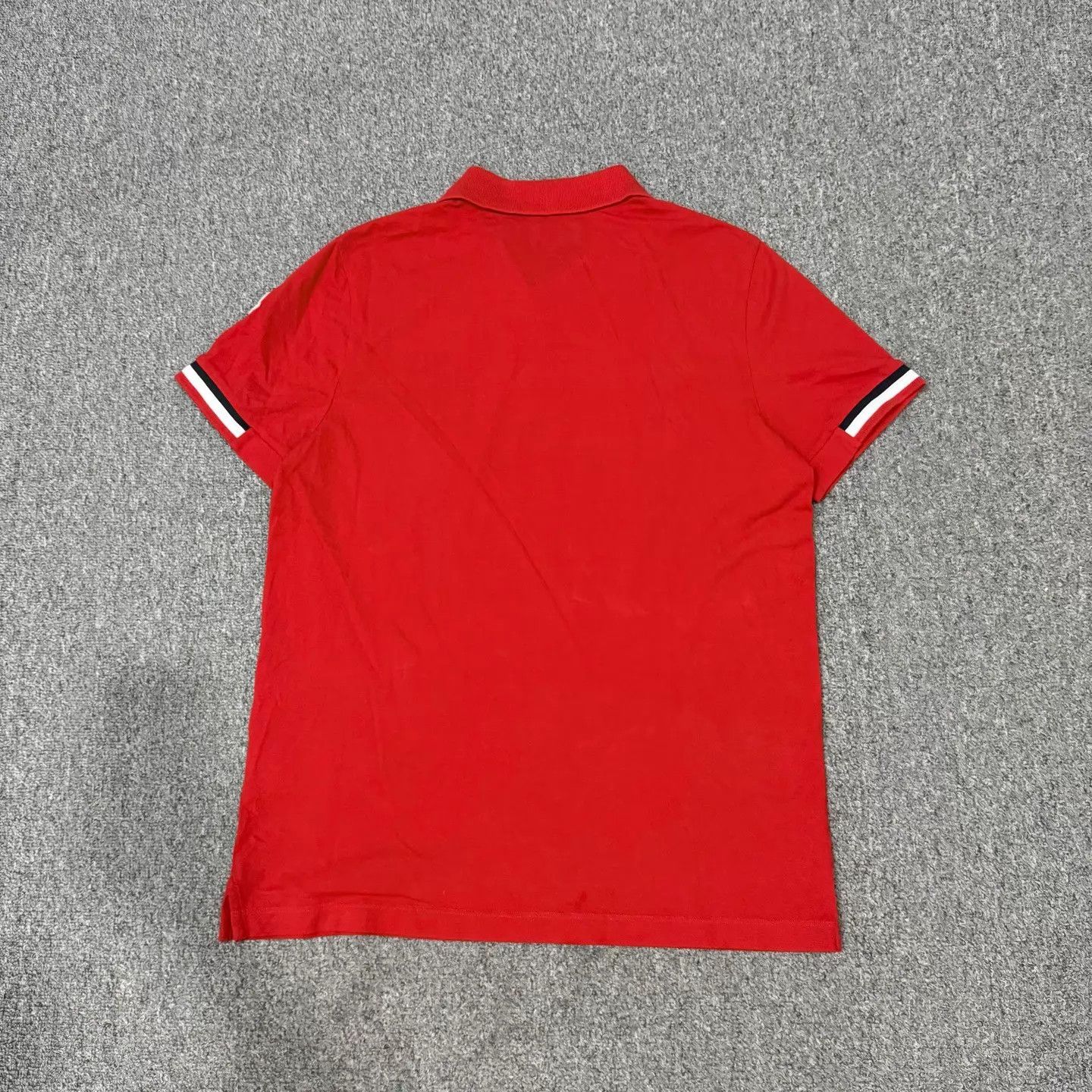 Moncler Moncler Red Logo Short-Sleeve Polo Shirt L 99 New Size L / US 10 / IT 46 - 2 Thumbnail
