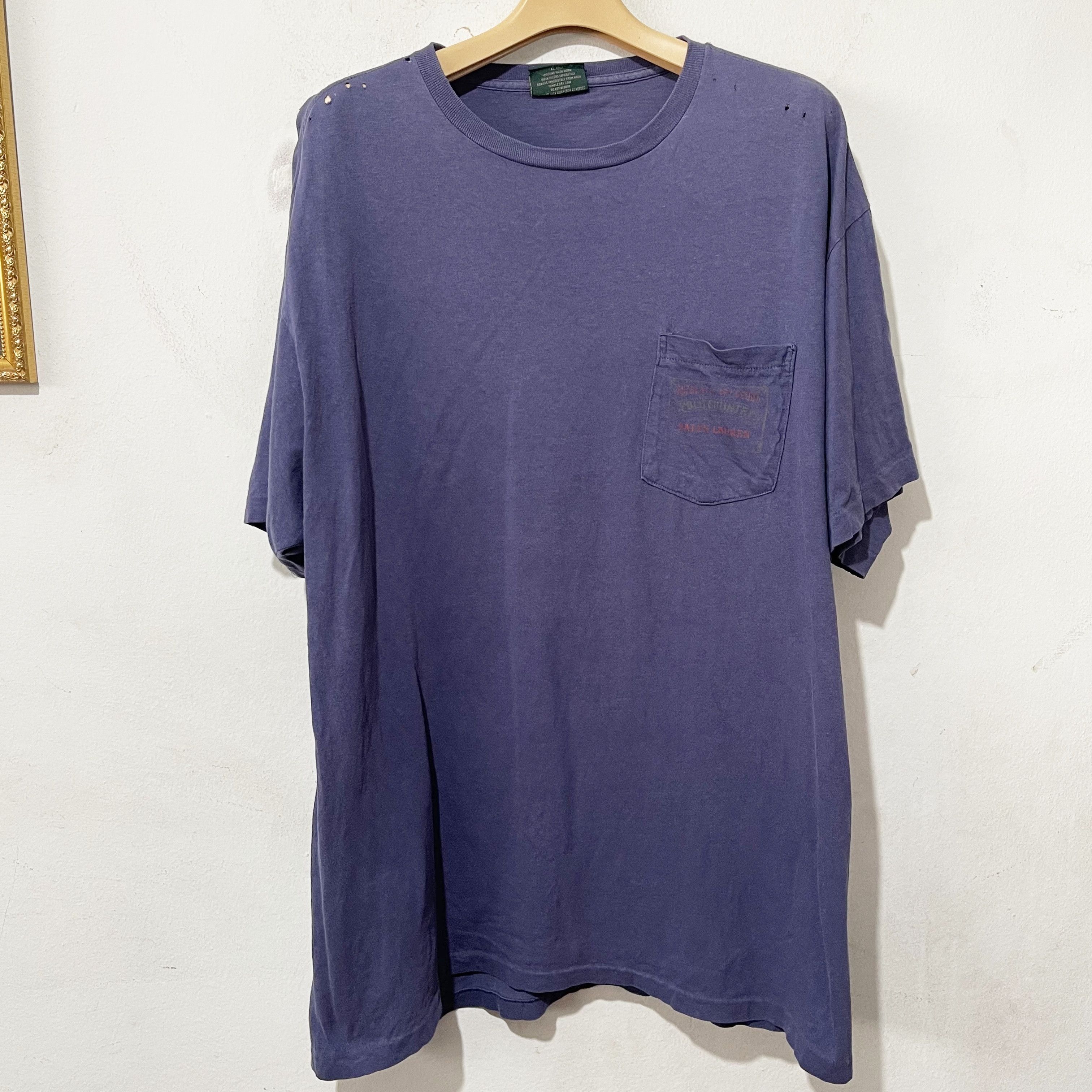 Polo Ralph Lauren Vintage 90s Polo Country Ralph Lauren Pocket T-Shirt Size US L / EU 52-54 / 3 - 1 Thumbnail