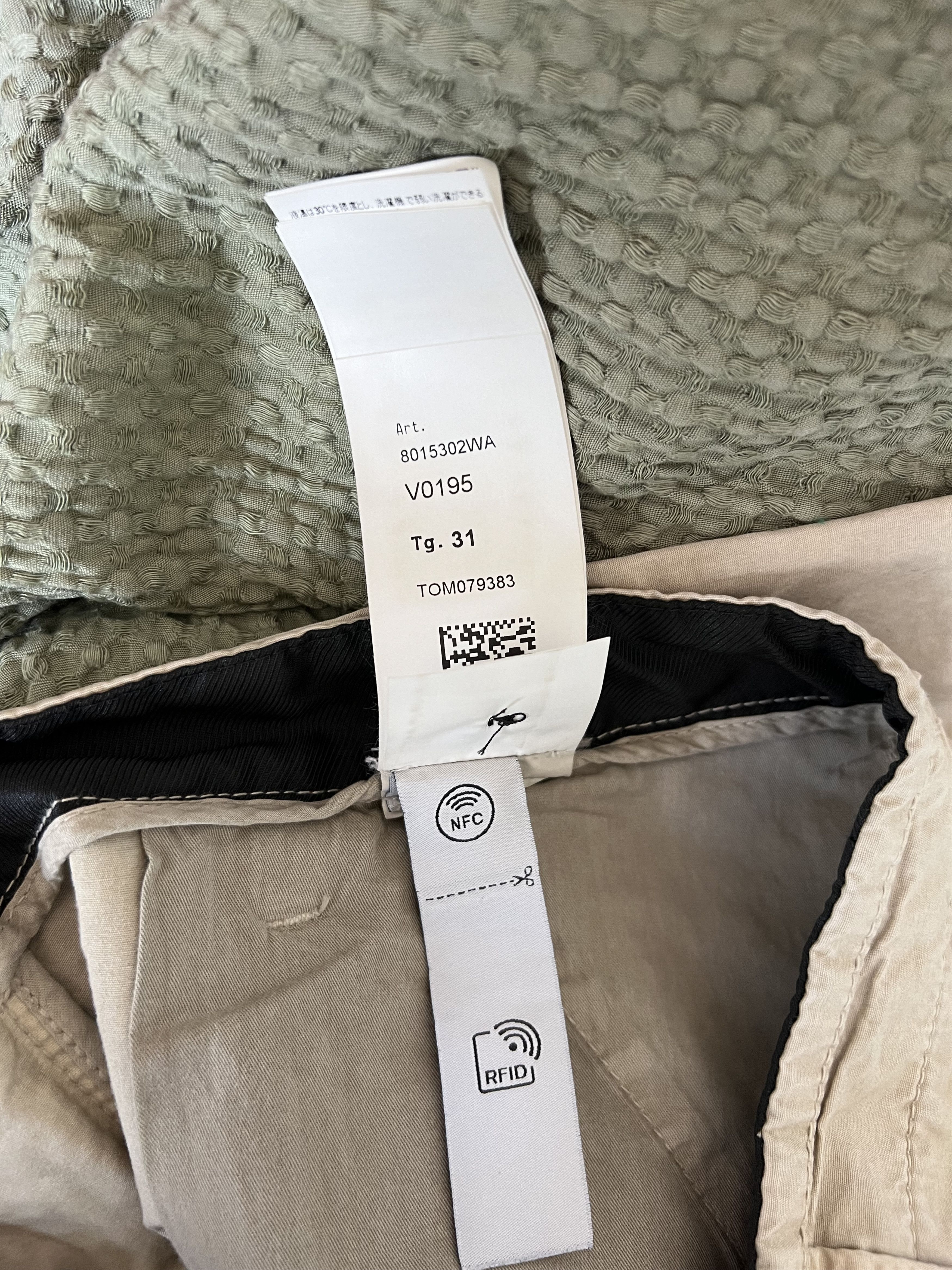 Stone Island Stone Island Brushed Cotton Chino Pants in Beige Size US 31 - 10 Thumbnail
