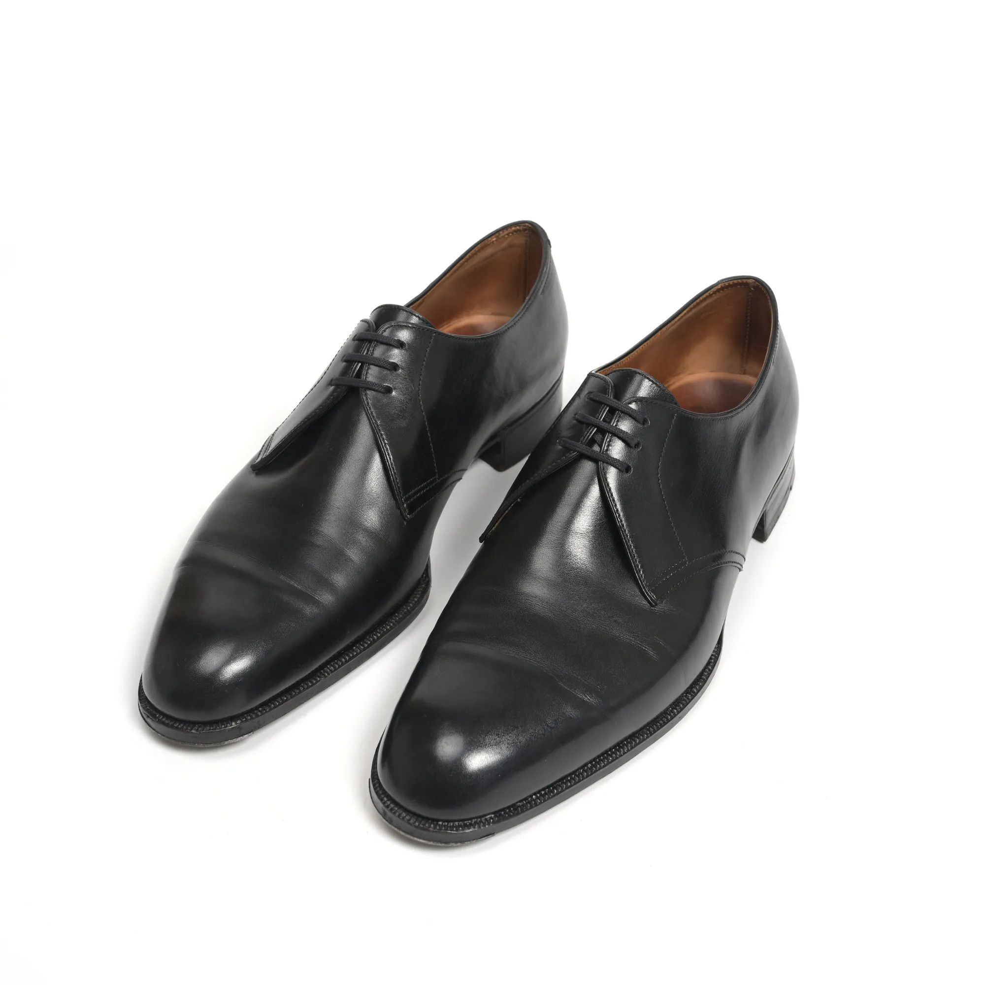 John Lobb JOHN LOBB PARIS bespoke black derby (8 UK) Size US 8.5 / EU 41-42 - 2 Thumbnail