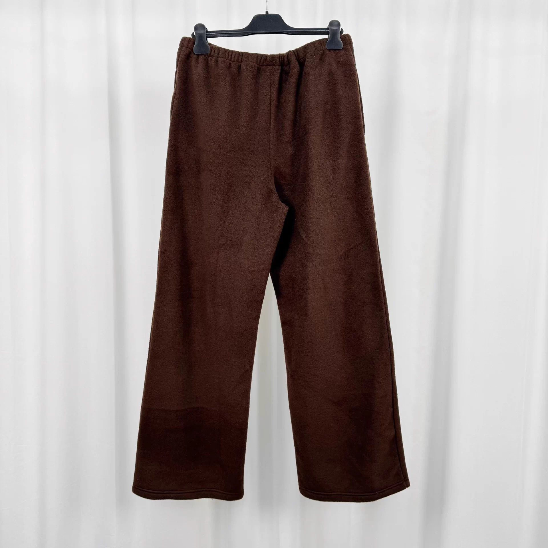 Deadly Doll Deadly Doll brown emb polar fleece pants M new Size US 35 - 2 Thumbnail