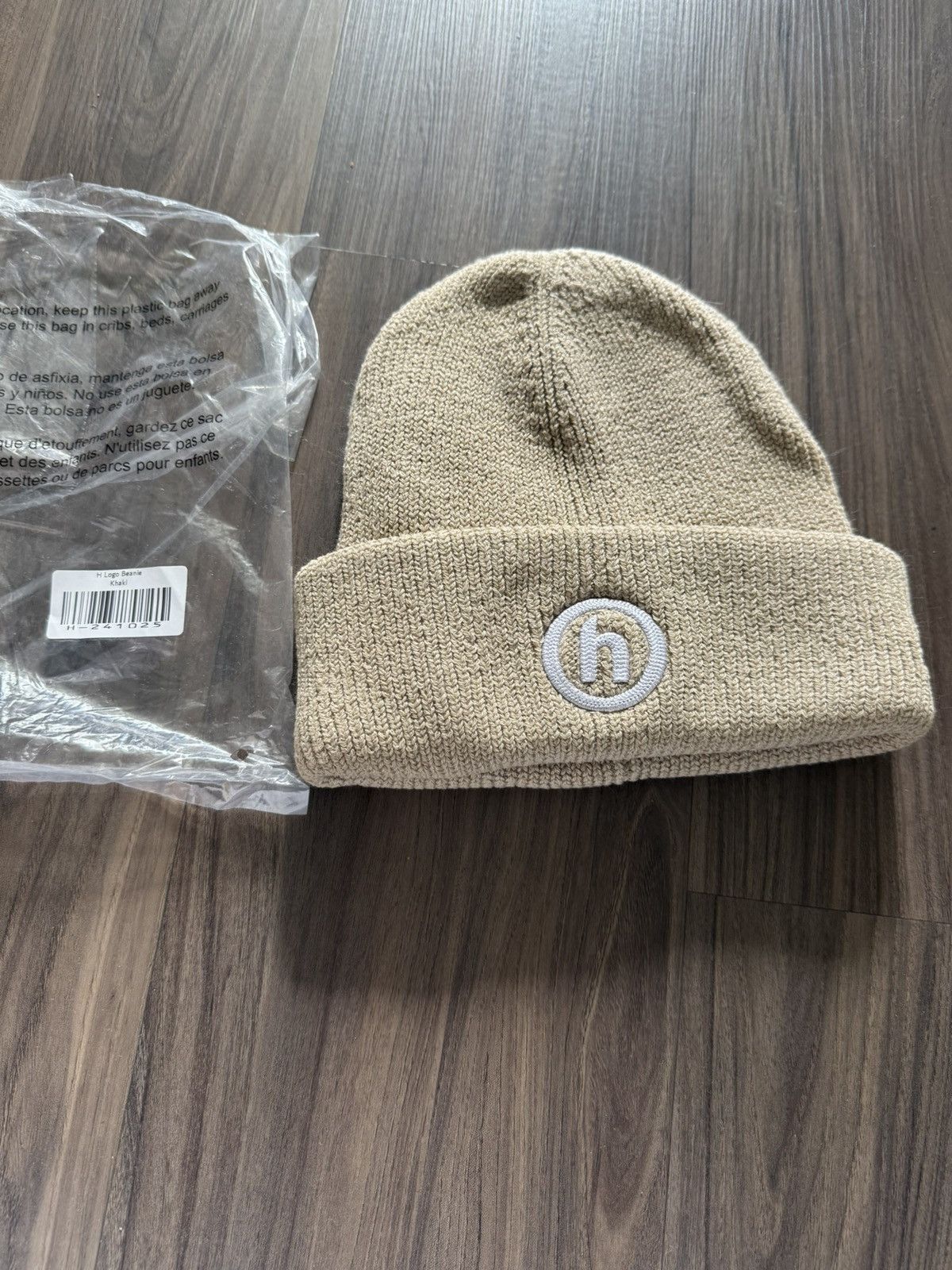 HIDDEN × New Era HIDDEN NY H Logo Beanie Khaki Tan Knit Hat One Size New Size ONE SIZE - 1 Thumbnail