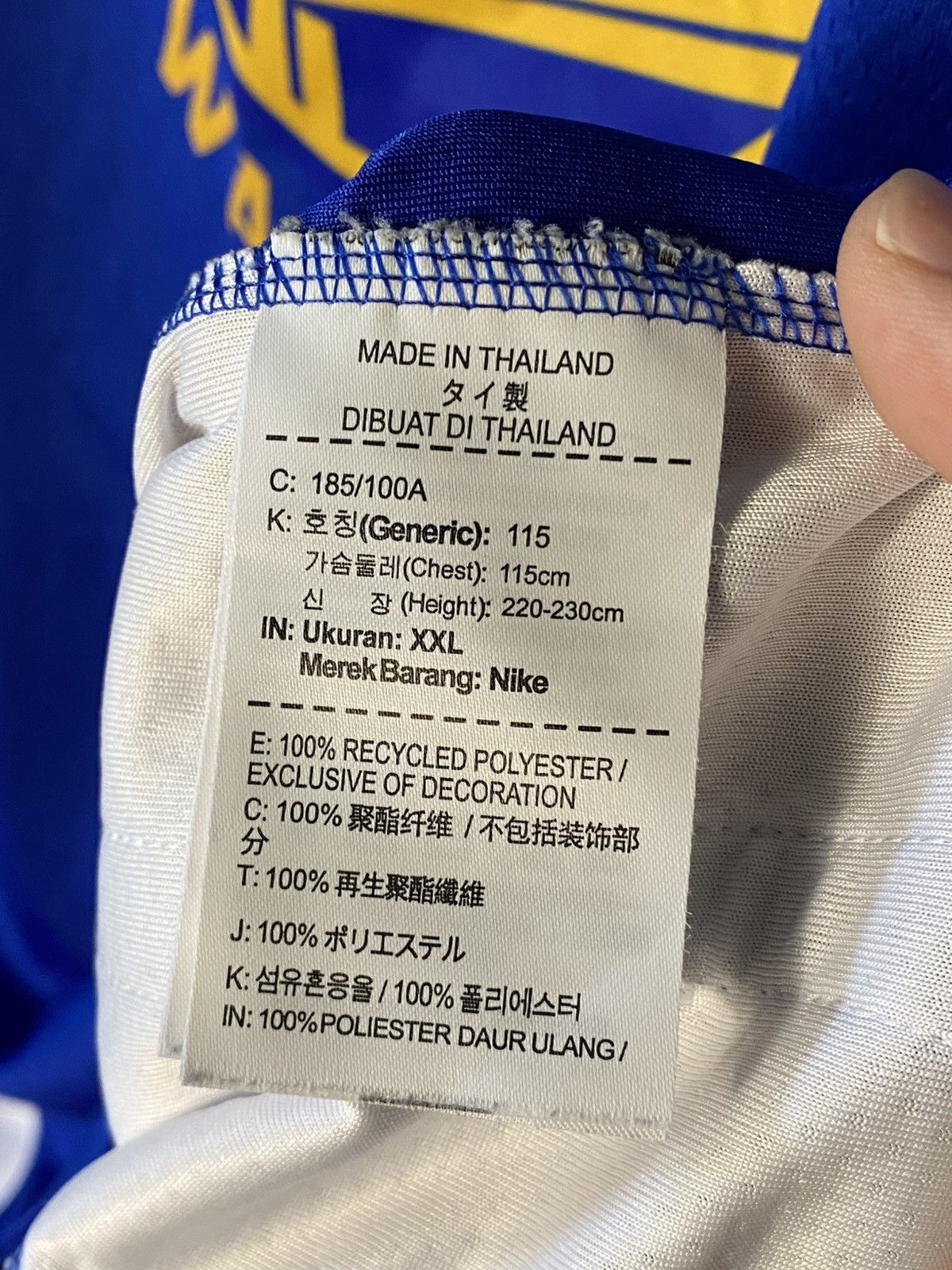 NBA × Nike Vintage Golden State Warriors Nike NBA Curry 30 Size US XXL / EU 58 / 5 - 4 Thumbnail