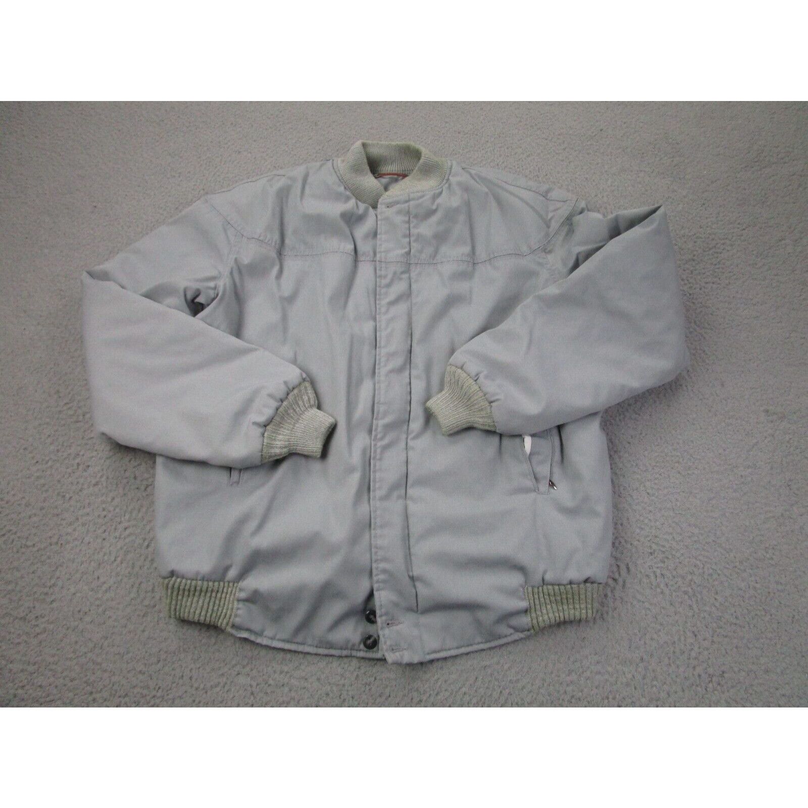 Catalina VINTAGE Catalina Jacket Mens 40 Long M, L Tall Gray Zip Bomber ...