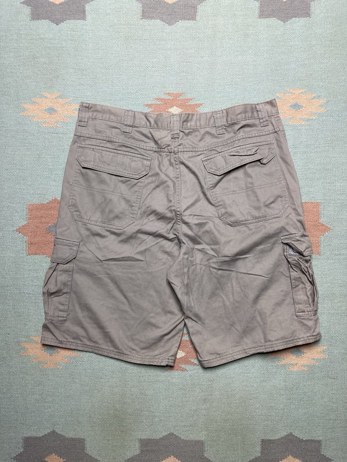 Vintage Wrangler cargo shorts utility pockets baggy wide skater 38 Size US 38 / EU 54 - 7 Thumbnail