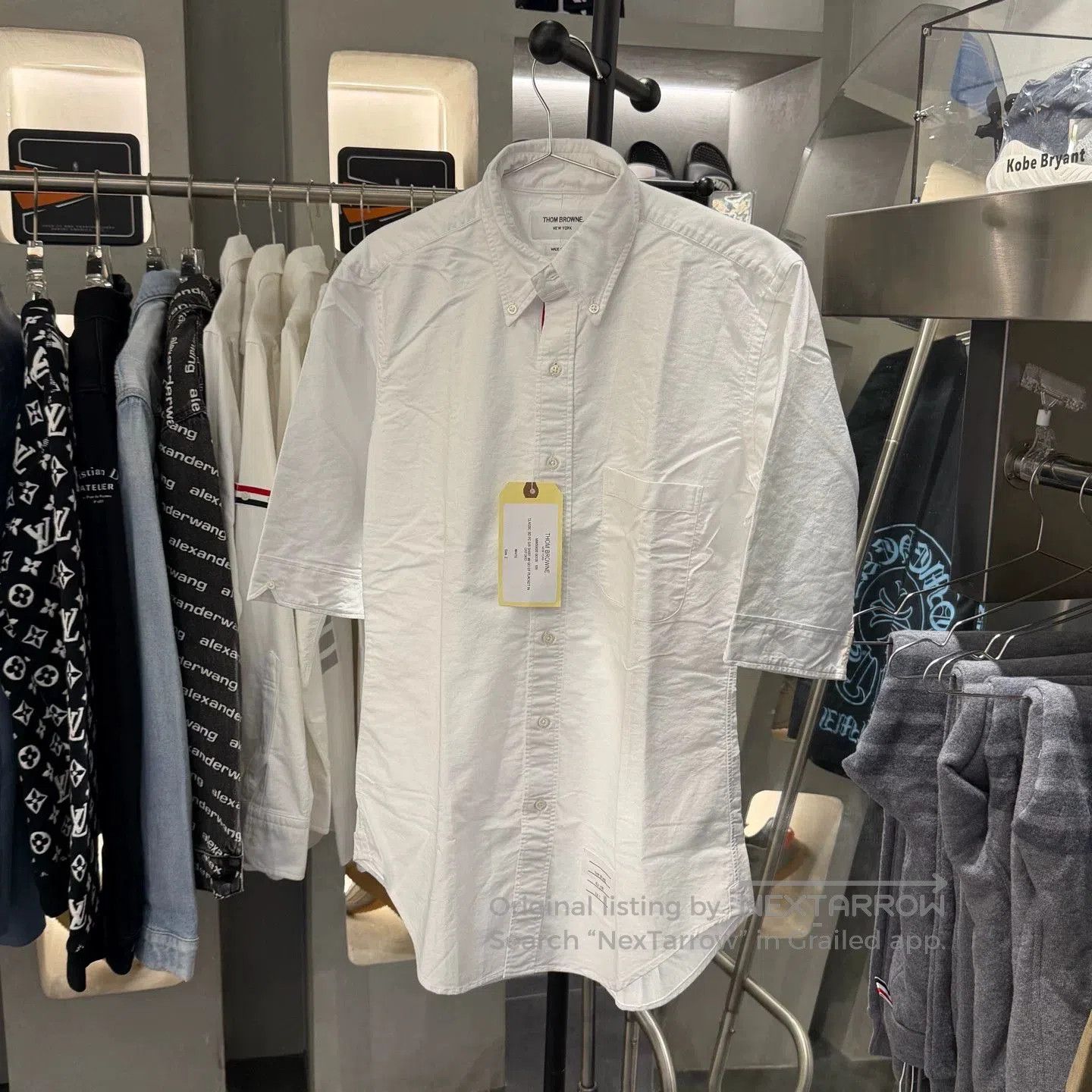 Thom Browne thombrowne striped short sleeve shirt. Size US M / EU 48-50 / 2 - 1 Thumbnail