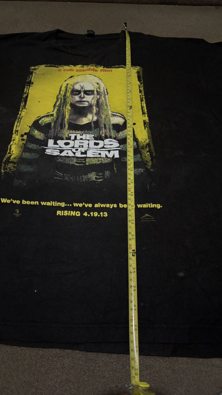 Band Tees Rare vtg y2k Rob Zombie The lord of salem Shirt Size US XL / EU 56 / 4 - 9 Thumbnail