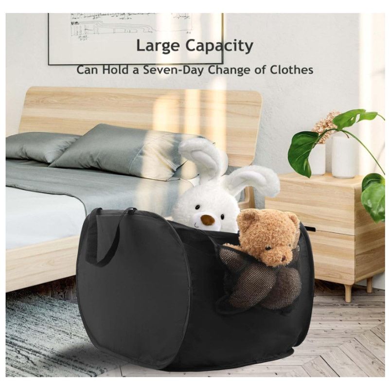 The Unbranded Brand Polyester Pop-up Laundry Hamper, 70L(18.5 Gal) Size ONE SIZE - 9 Thumbnail