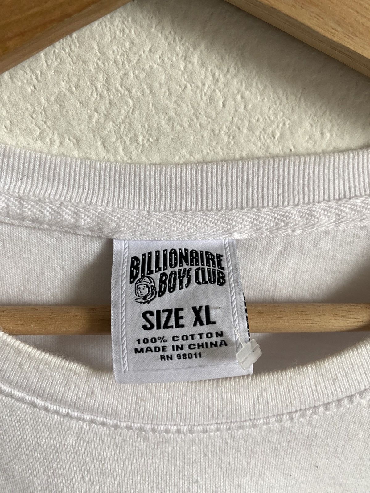 Billionaire Boys Club Billionaire Boys Club Logo White Tee Size US XL / EU 56 / 4 - 4 Thumbnail
