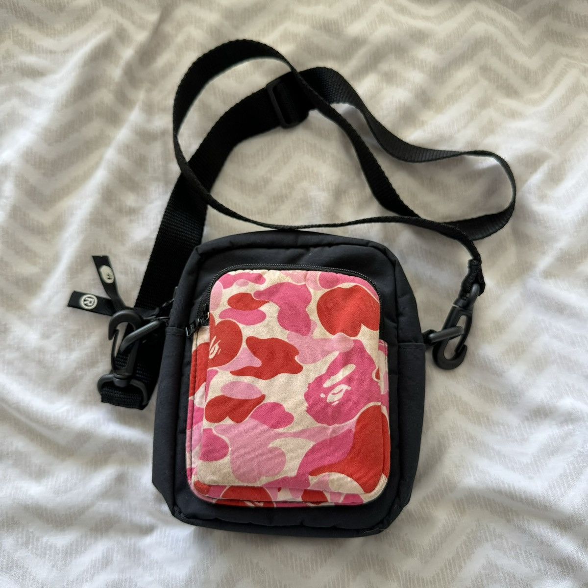 A BATHING APE ABC CAMO BEAR ECO BAG ピンク BAPE ABC Bear Eco Bag 