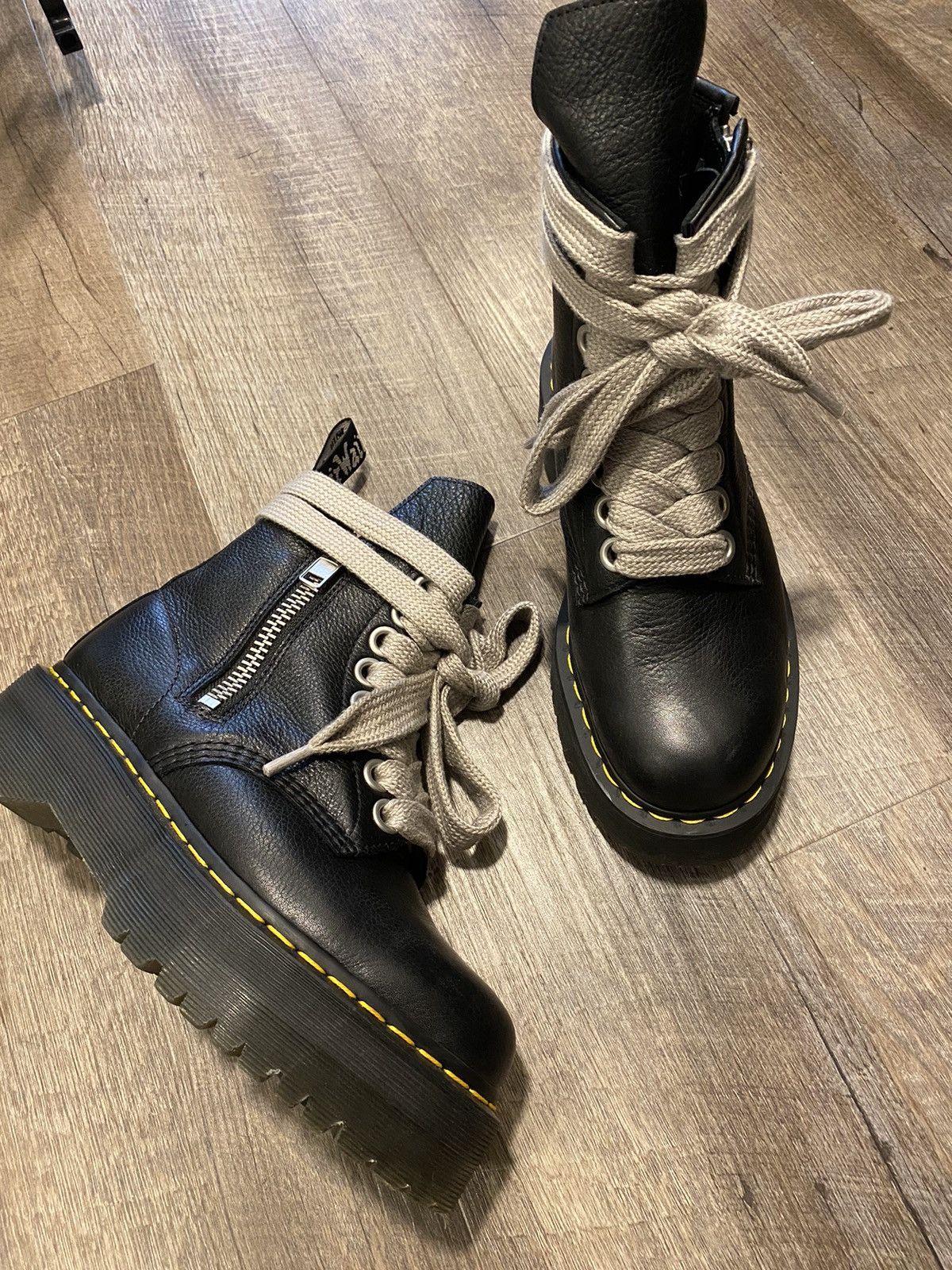 Dr. Martens × Rick Owens 1460 Quad Leather Sole Pentagram