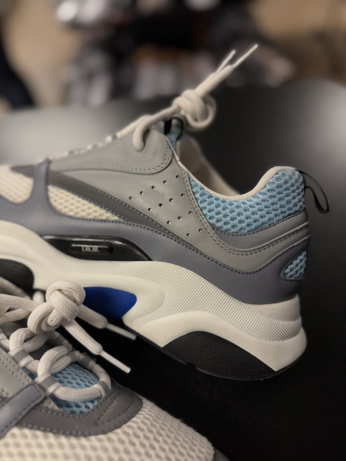 Dior Dior B22 Blue White Size 44EU/11US Clean 🧼 Size US 11 / EU 44 - 4 Thumbnail