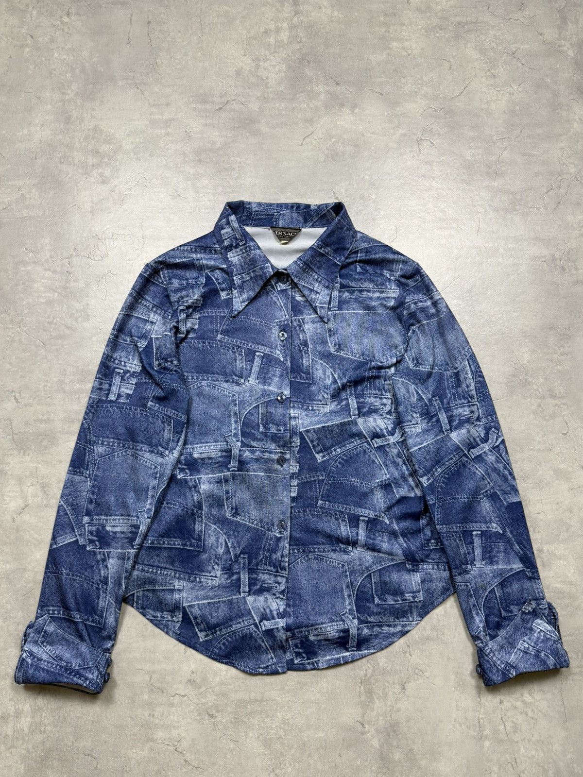 Versace Versace Vintage Shirt Size S / US 4 / IT 40 - 1 Thumbnail