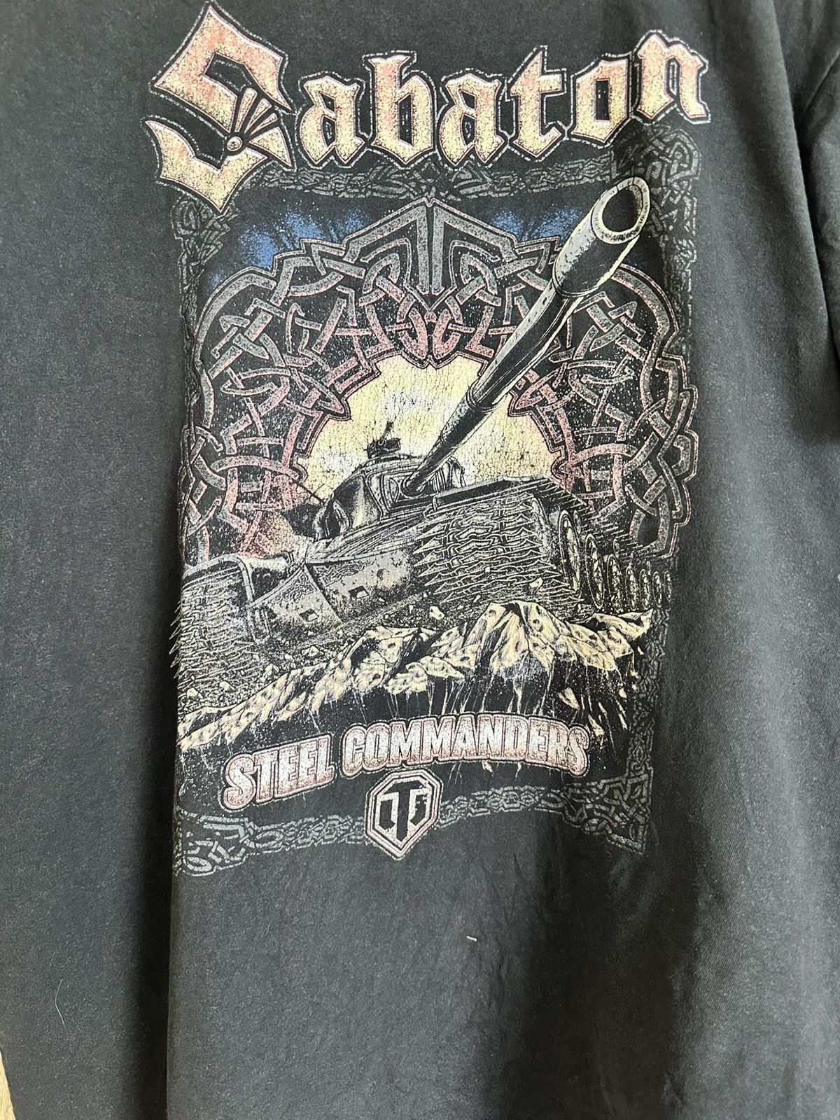 Band Tees 🔥 Sabaton Steel Commanders World of Tanks Vintage T Shirt Size US XL / EU 56 / 4 - 4 Thumbnail