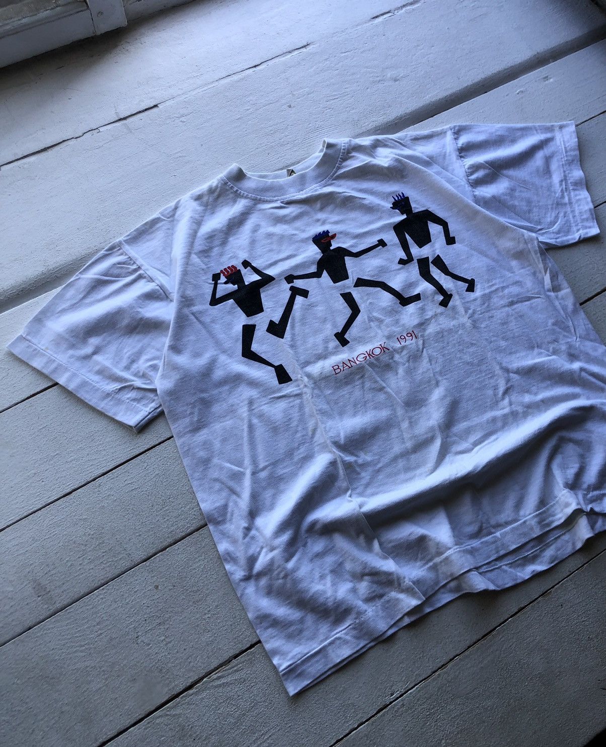 Vintage Very Rare Vintage Bangkok 1991 Single stitch Size US L / EU 52-54 / 3 - 1 Thumbnail