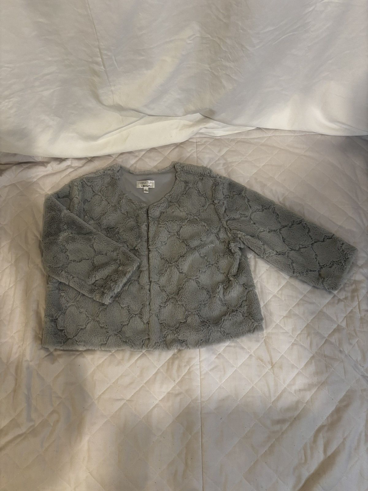 Other Light gray faux fur Jacket.wc777 Size L / US 10 / IT 46 - 1 Thumbnail