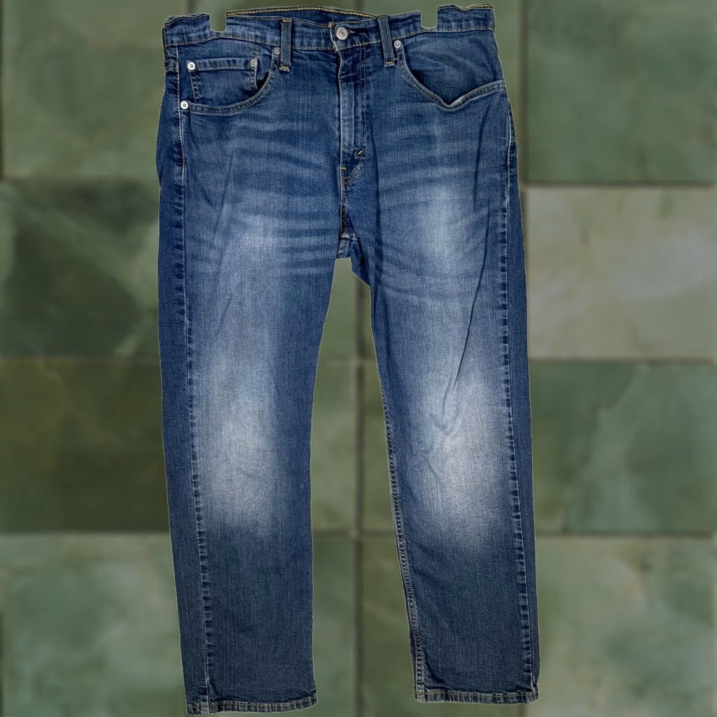 Levi's Levi's 559 Relaxed Straight Jeans Mens 34x30 Blue Denim Stretch Mid Rise Zip Fly Jeans Size US 34 / EU 50 - 1 Thumbnail